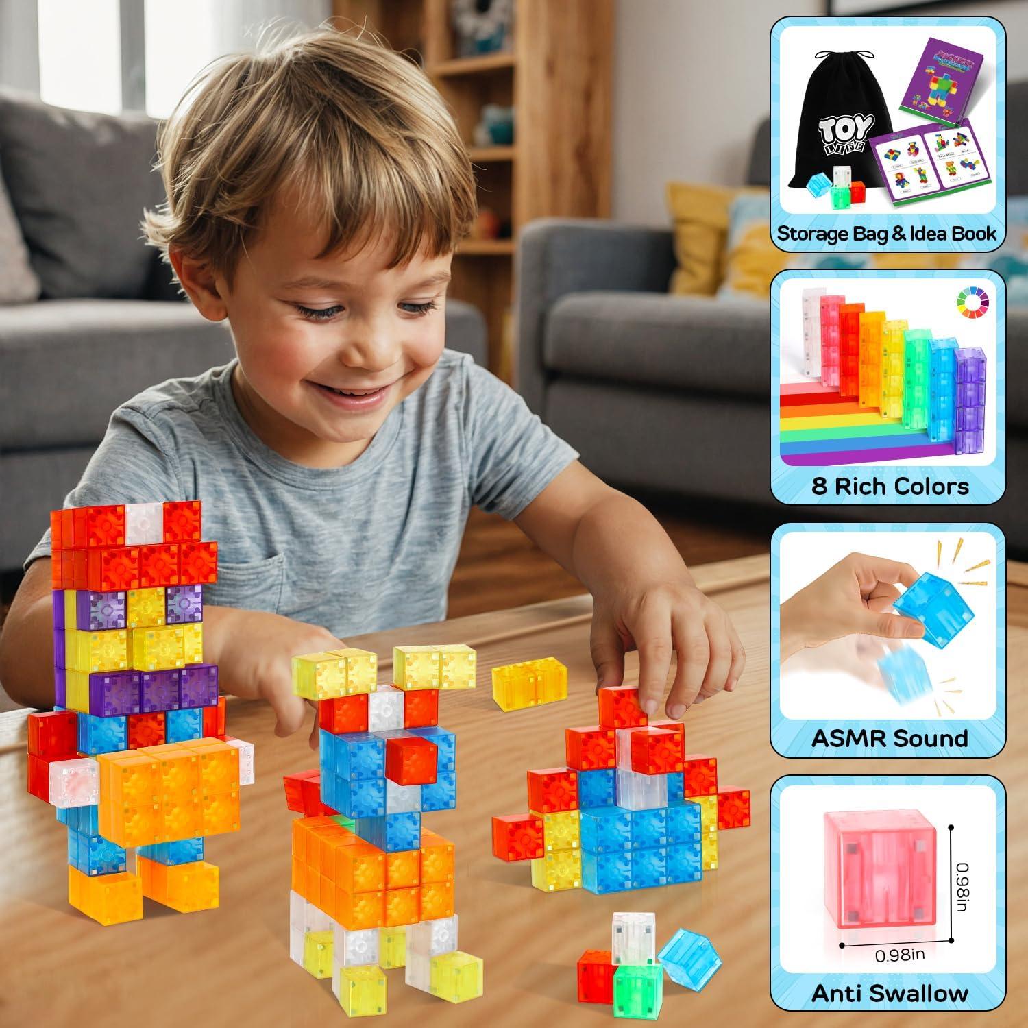 Bloques Magnéticos TOY Life 36 Pcs para Niños 3 a 8 Años