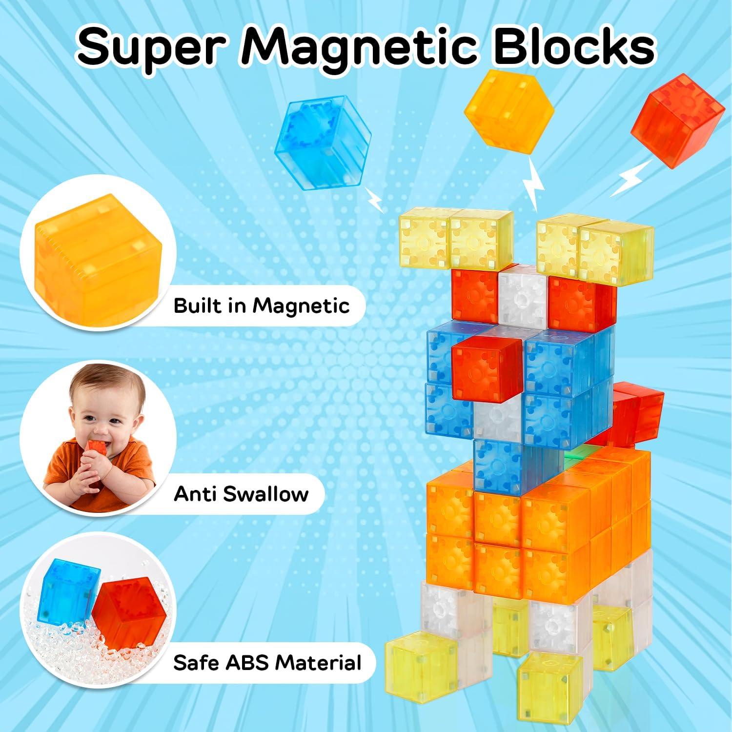 Bloques Magnéticos TOY Life 36 Pcs para Niños 3 a 8 Años