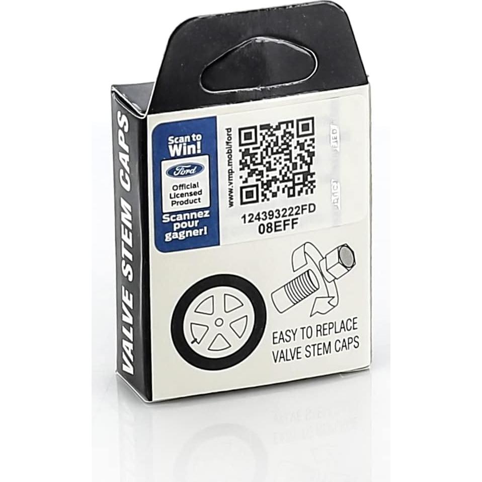 Cubiertas de Tapa de Válvula Ford - Paquete de 5 - Negro