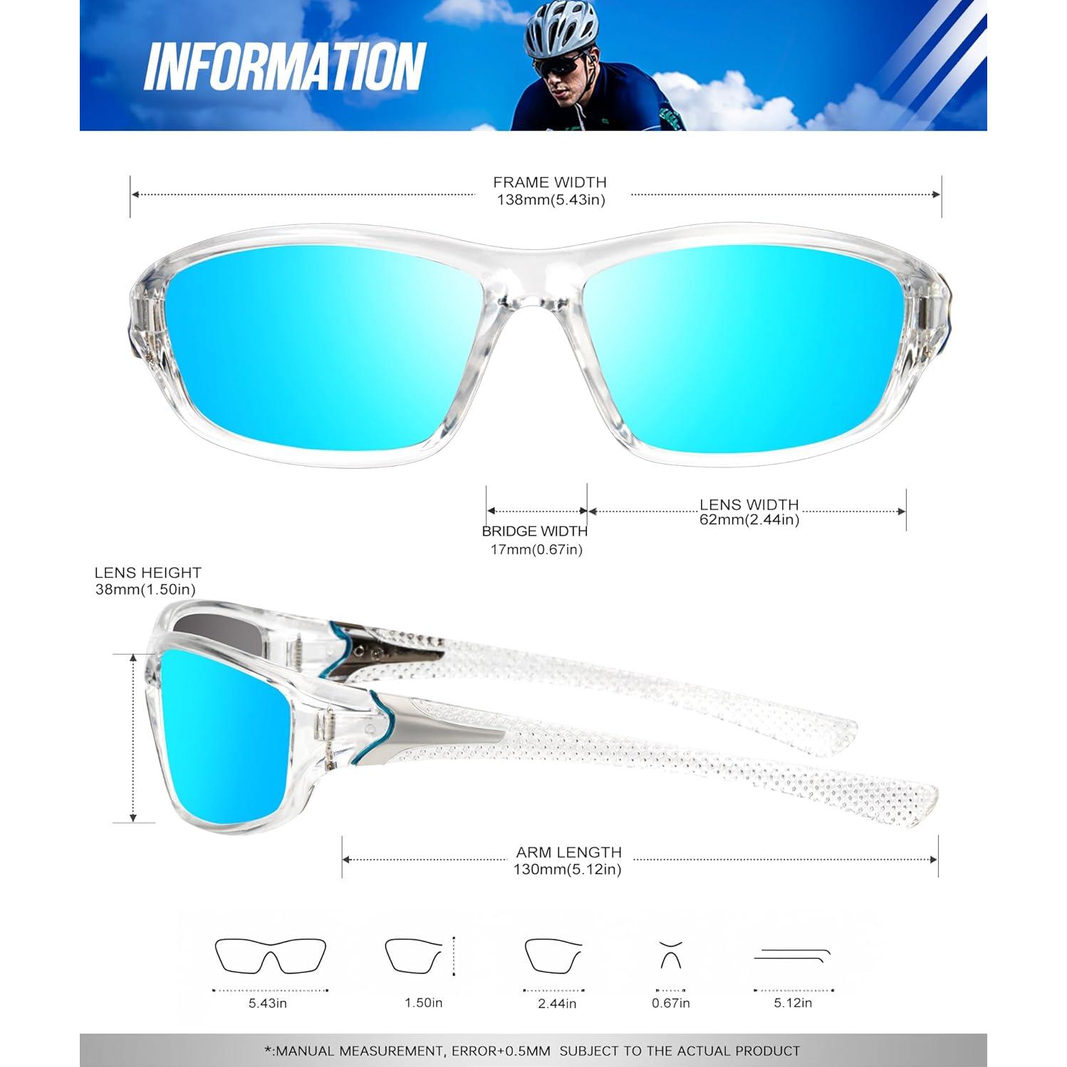 Gafas de Sol Polarizadas KALIYADI S64 UV400 - 3 Pares