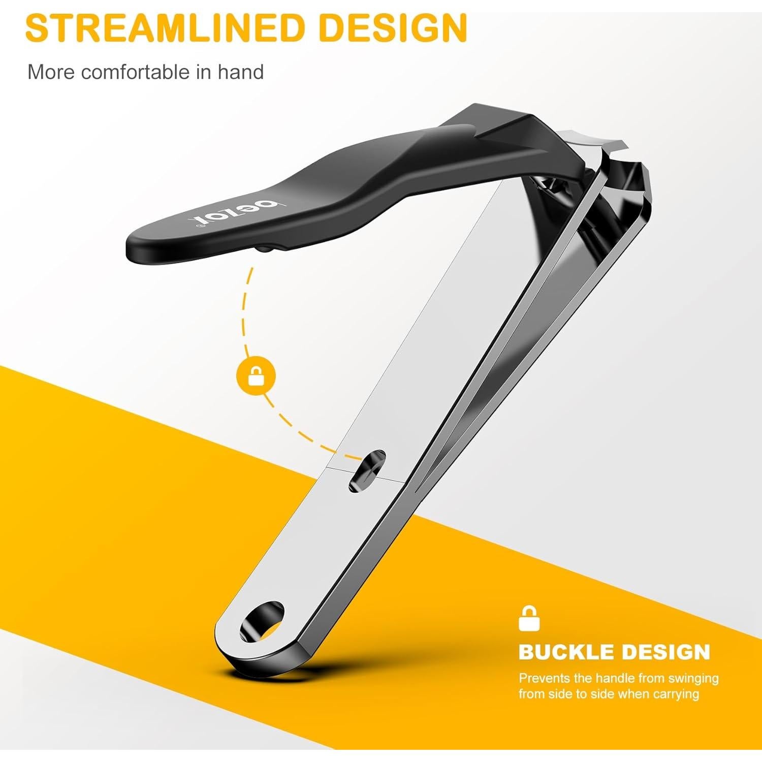 Cortauñas para Bebés BEZOX - Precisión y Seguridad - Negro