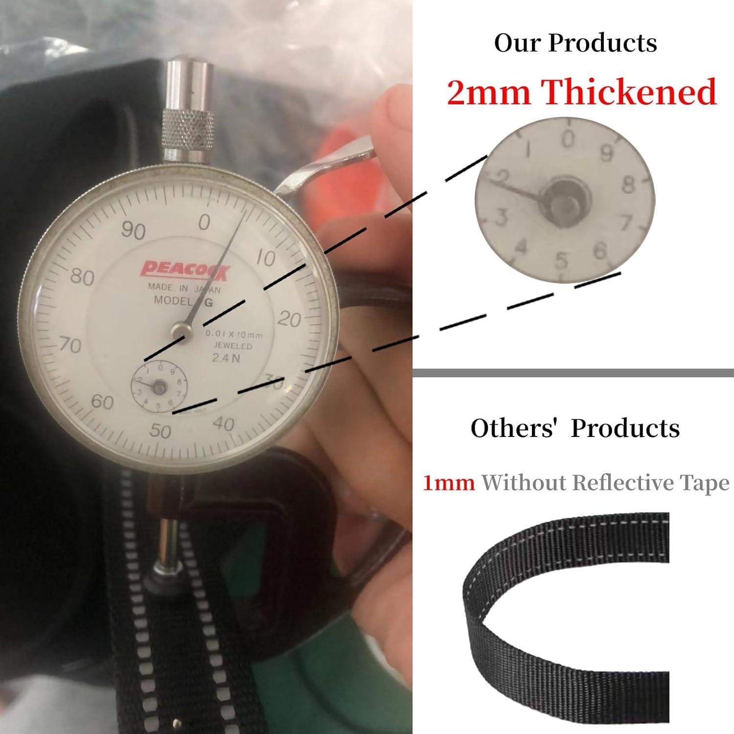 Clip de Seguridad para Perros Chngna - Nylon Reflectante Ajustable