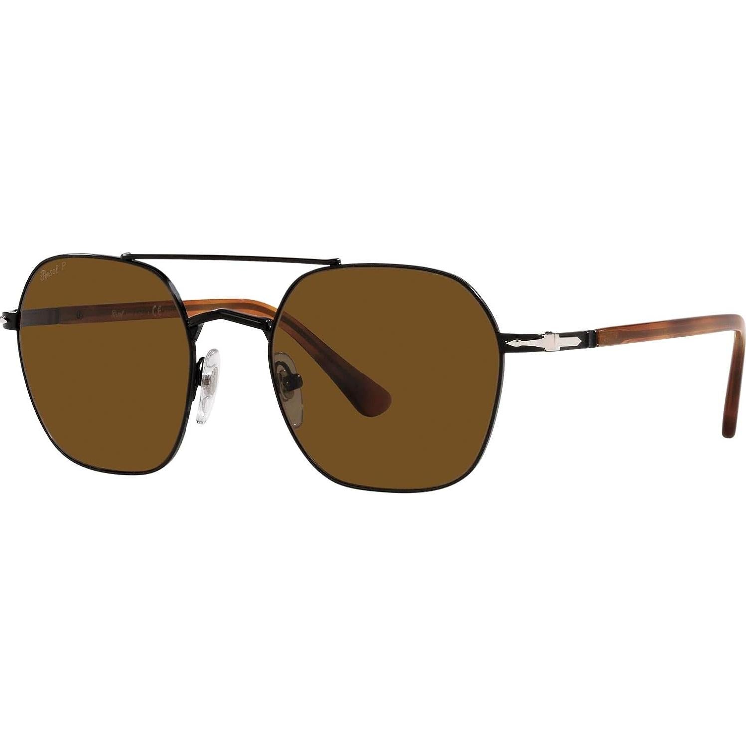 Gafas de sol Persol PO2483S cuadradas negras con lentes polarizados