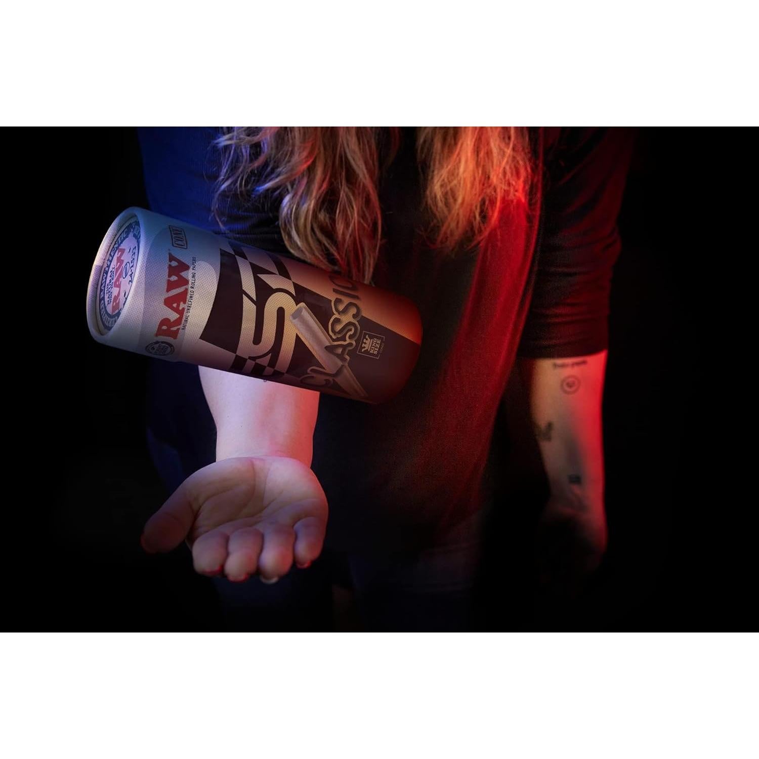 Conos Pre-enrollados RAW Tamaño Rey - Paquete de 50 Unidades