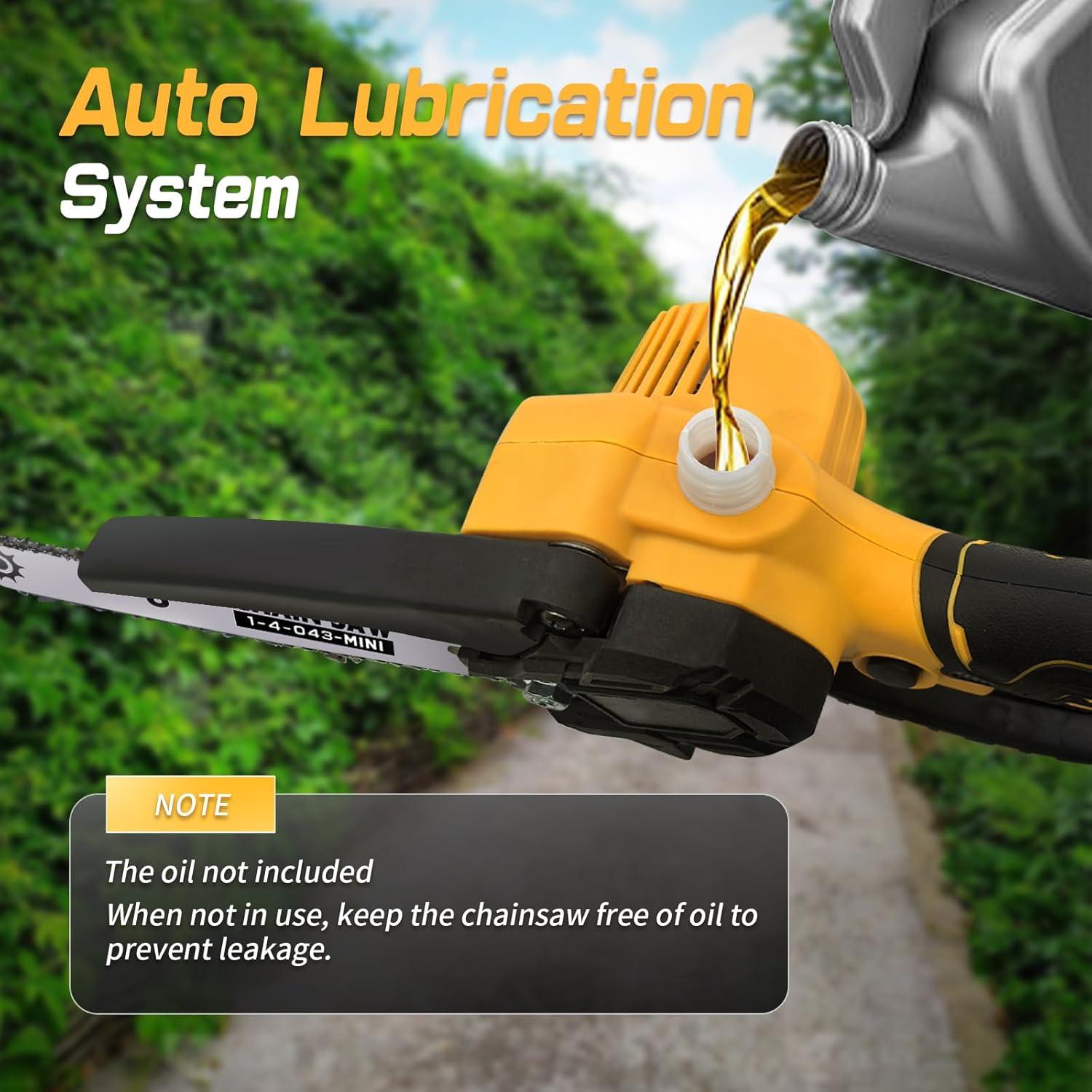 Mini Motosierra 6" SavvyMate Batería 20V Sin Escobillas