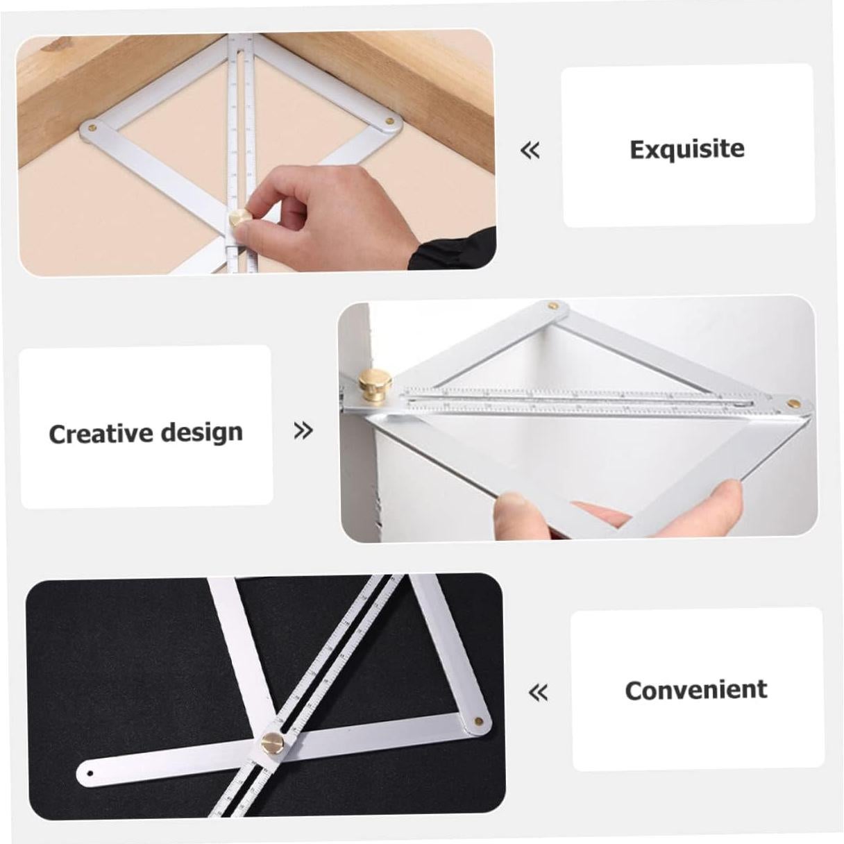 Transportador Multifuncional WHAMVOX 28x17cm Acero Inoxidable