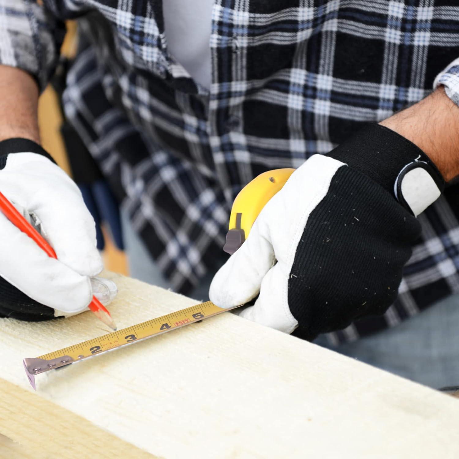 Paquete de 3 Cintas Métricas 3.05m/4.88m/7.62m ABUDDER