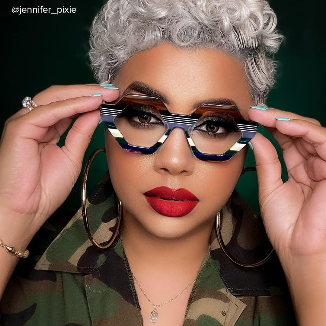 Gafas Anti Luz Azul Vooglam para Mujeres - Diseño Geométrico