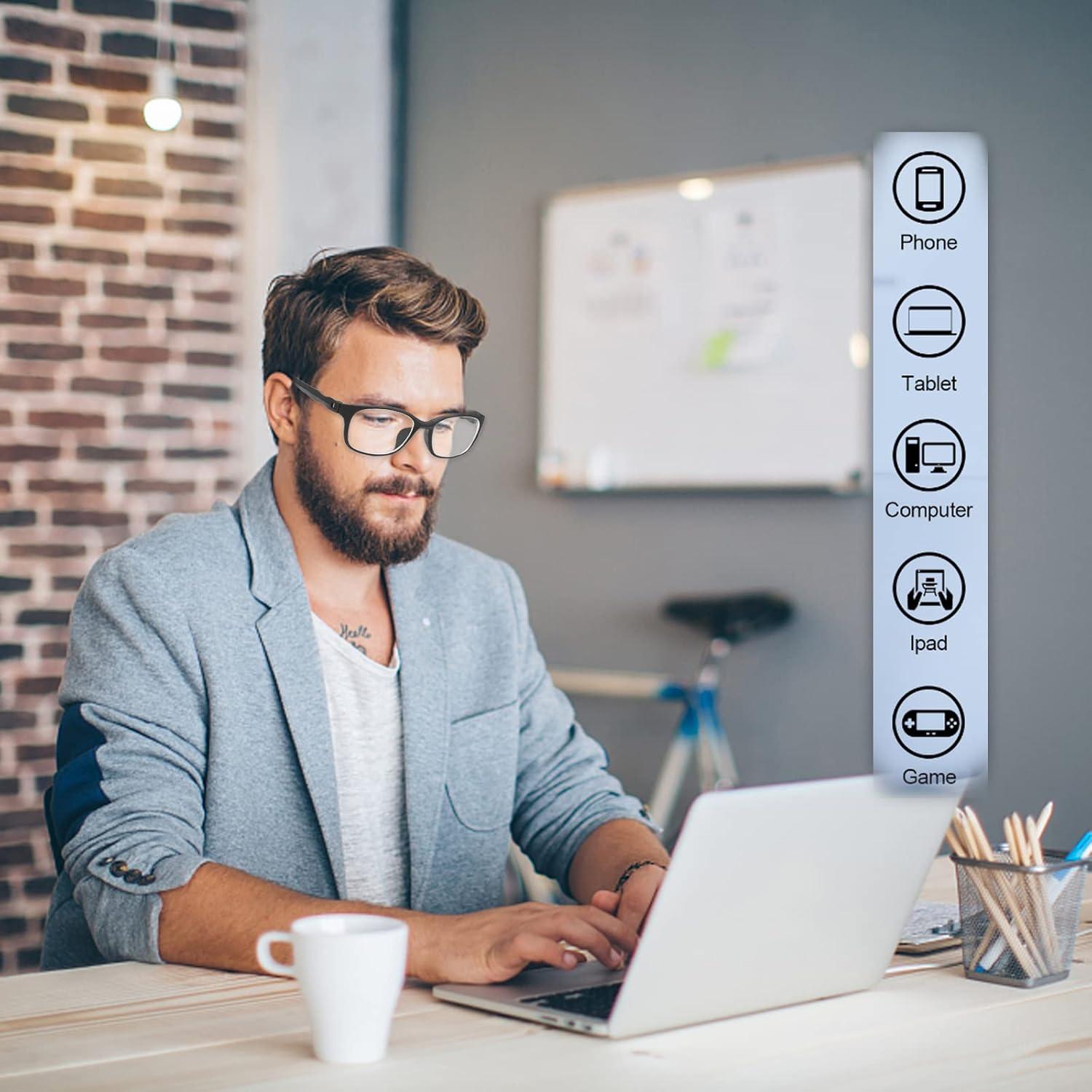 Gafas de Distancia Miopía Unisex MIRYEA con Filtro Luz Azul