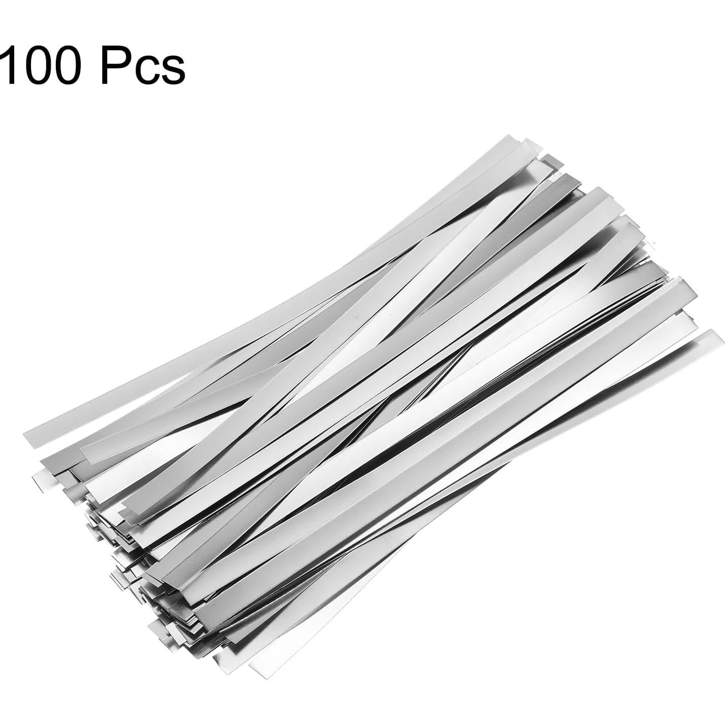 Tira de Níquel Pura HARFINGTON 100pcs 0.1x4x100mm 99.6%