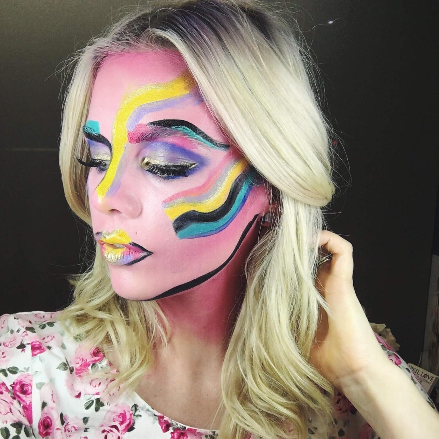 Pintura Facial en Barra CCbeauty Rosa Bebé 63.5g Kit Halloween