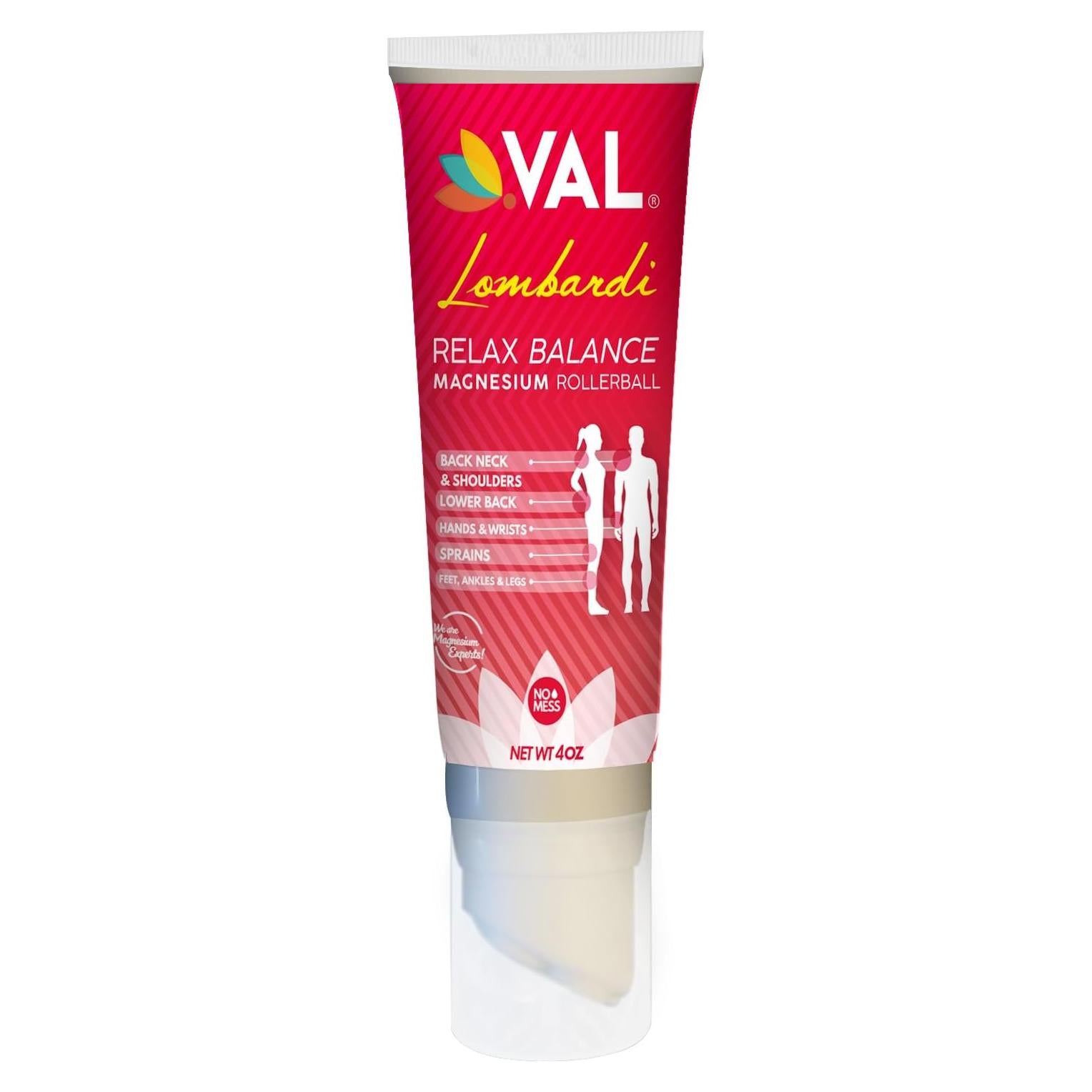 VAL Lombardi Rollerball de Magnesio Zechstein 118ml | Alivio Muscular