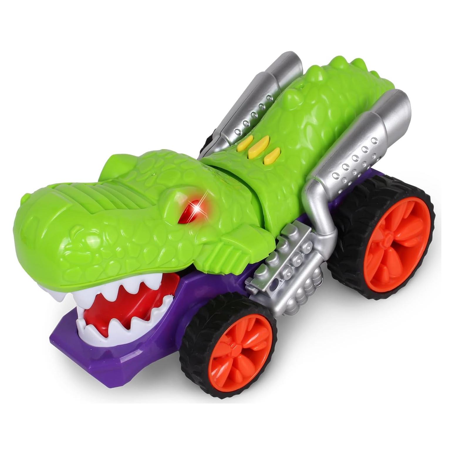 DinoBite Hot Rod Chomper NKOK - Vehículo con Sonido y Luz