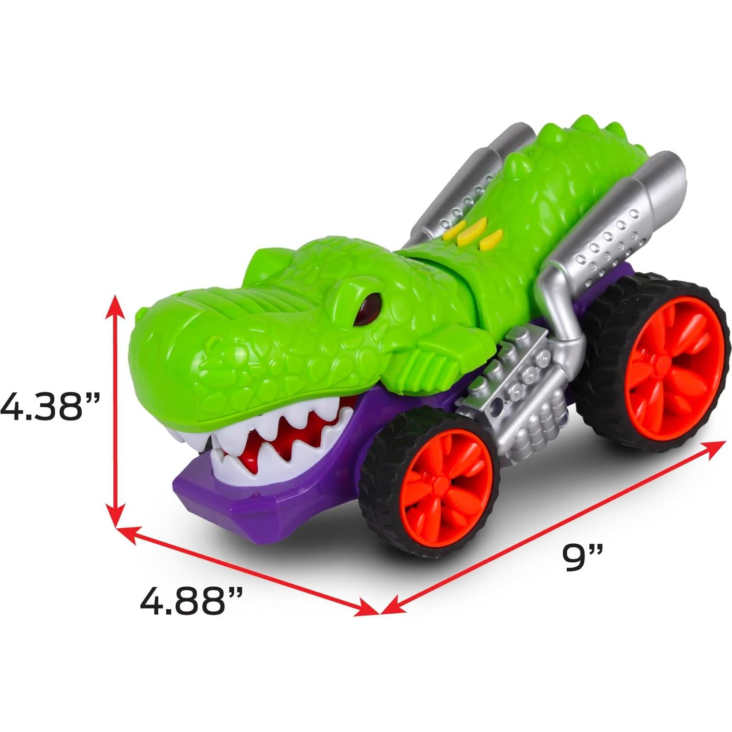 DinoBite Hot Rod Chomper NKOK - Vehículo con Sonido y Luz