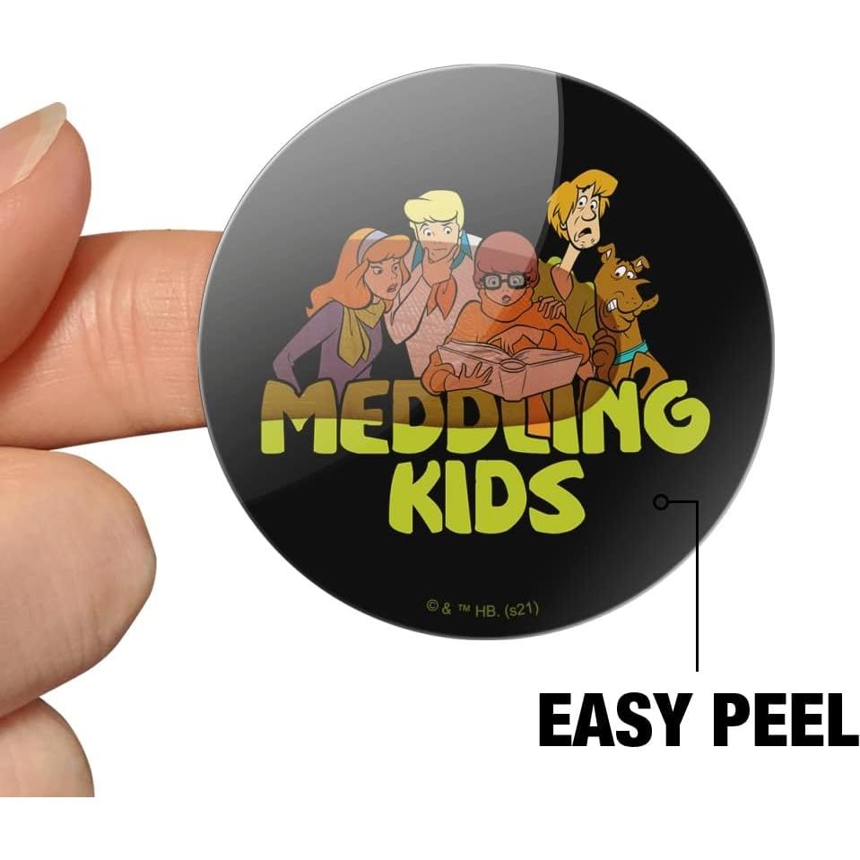 Calcomanías Scooby-Doo para Scrapbooking - 18 Piezas Transparentes