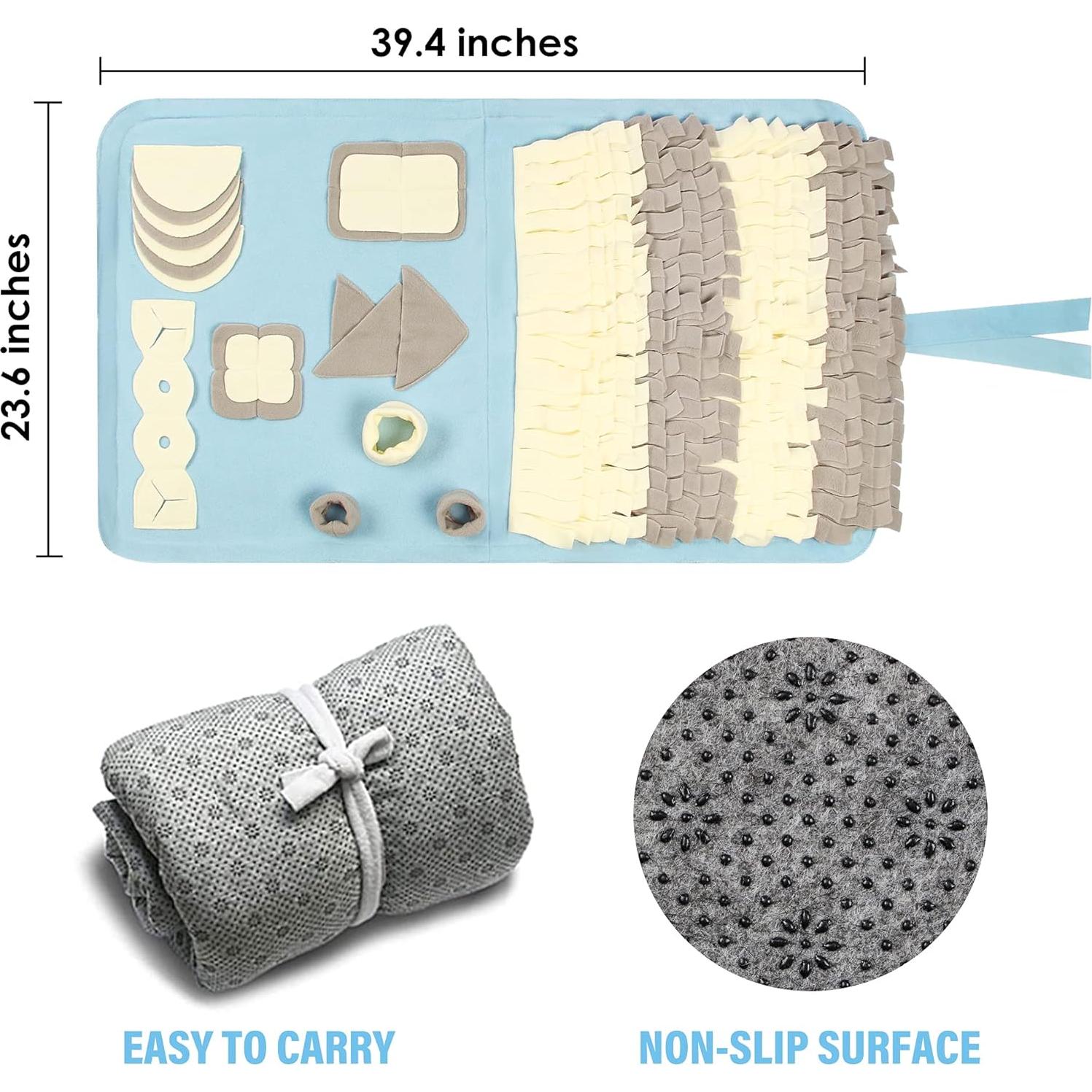 Alfombra Snuffle para Perros Stellaire Chern 60x100 cm Azul