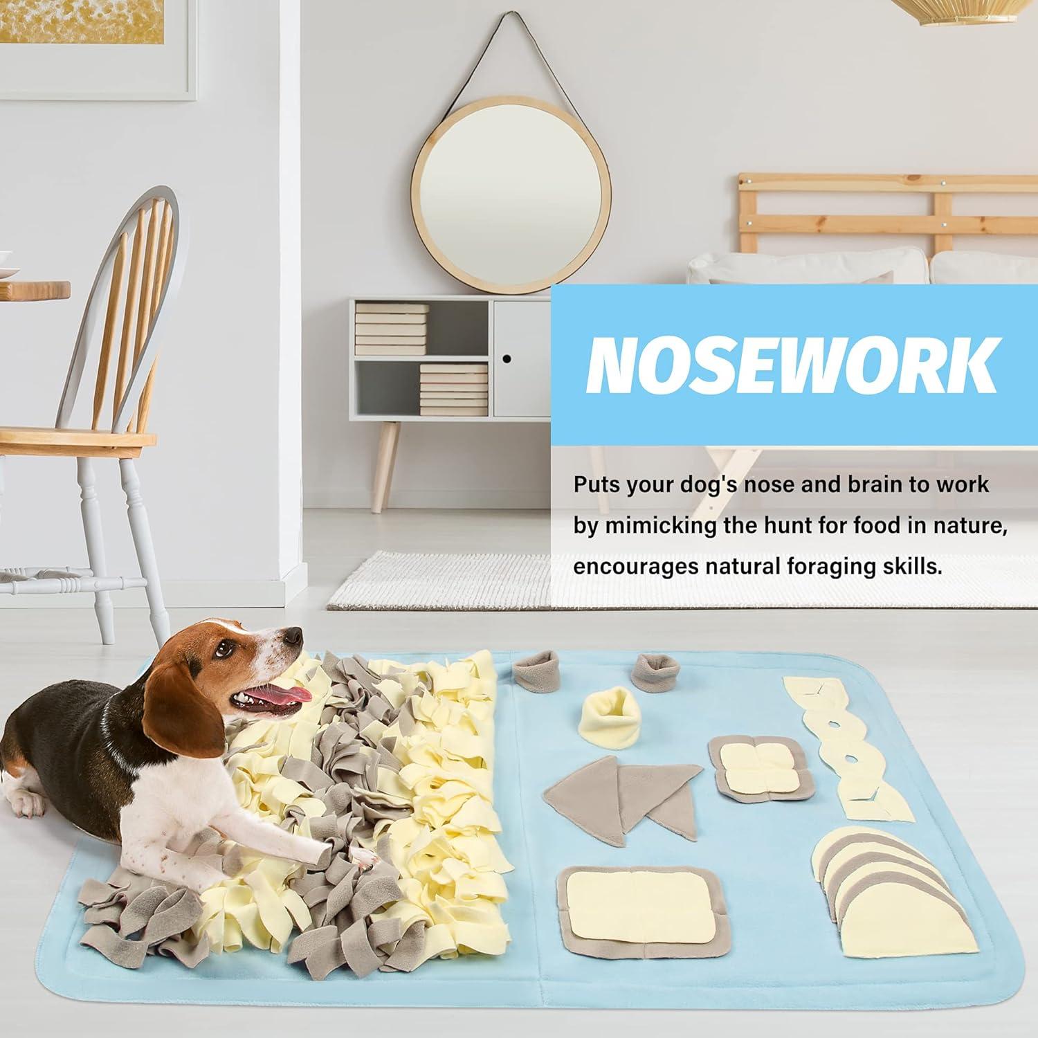 Alfombra Snuffle para Perros Stellaire Chern 60x100 cm Azul