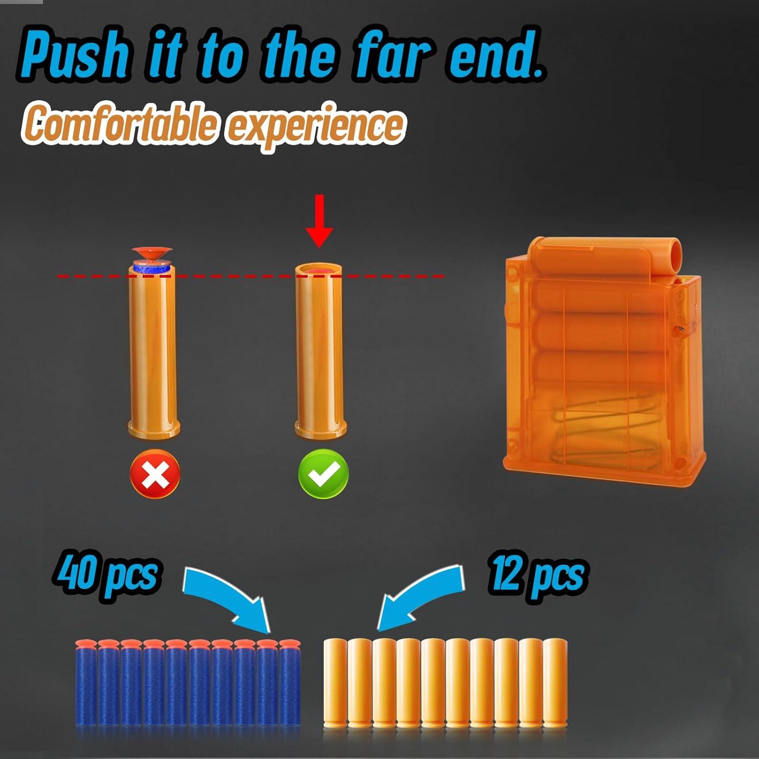 Pistola de Juguete ZONZTER M16 Eléctrica con 12 Conchas y 40 Dardos
