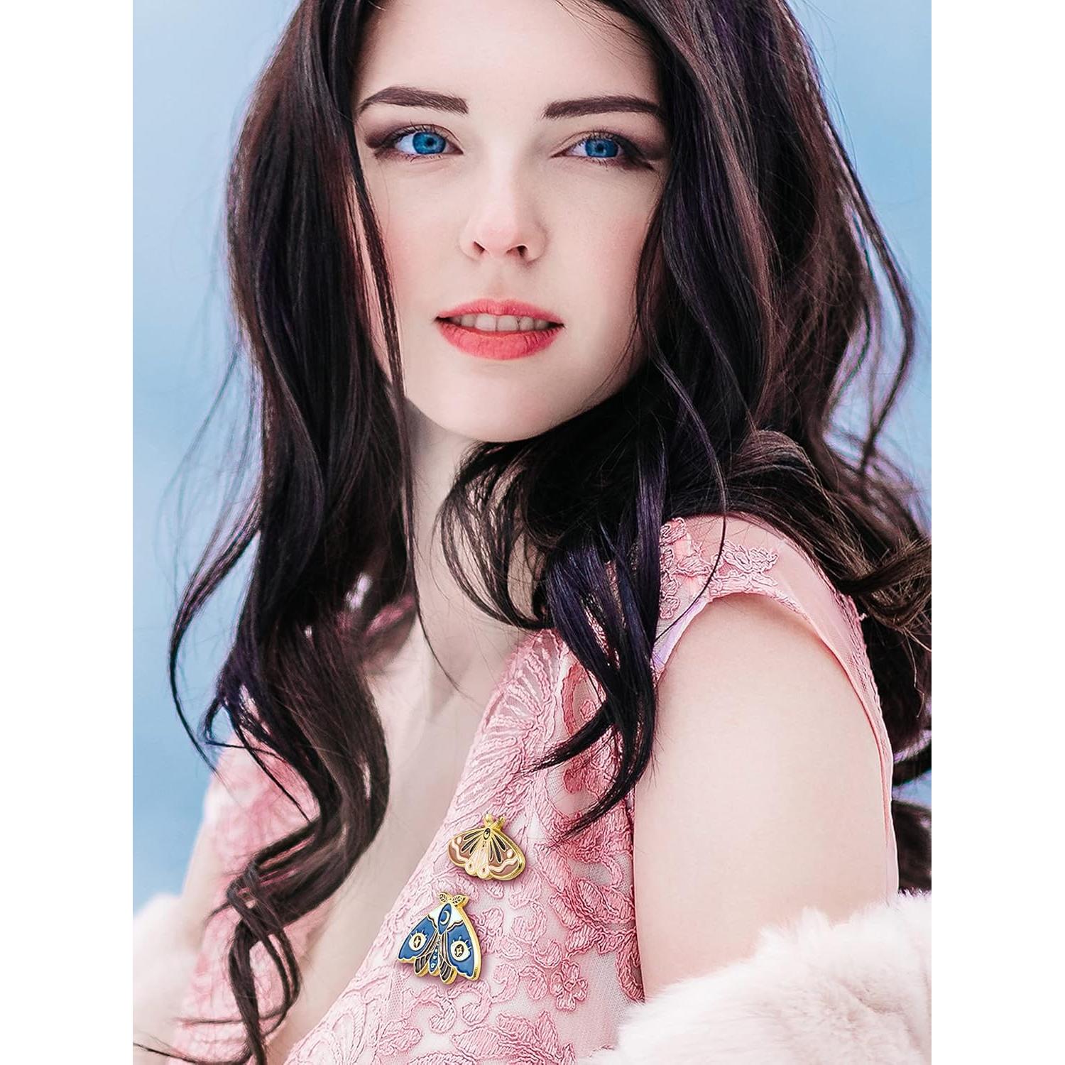 Conjunto de 10 Pines de Esmalte Janinka - Mariposa y Horror