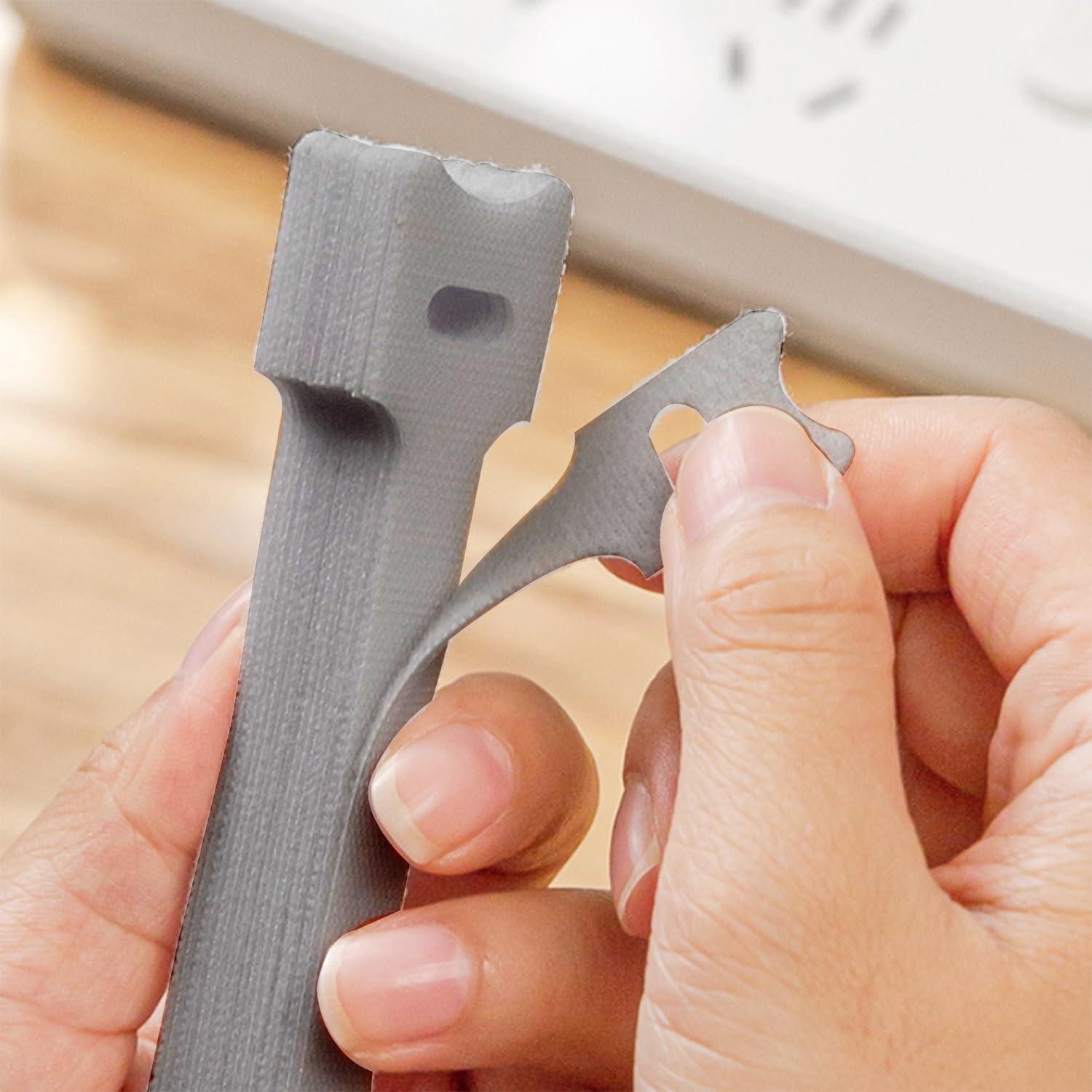 Bridas Reutilizables de Cable TENOC 30 Pcs 15.24 cm Gris