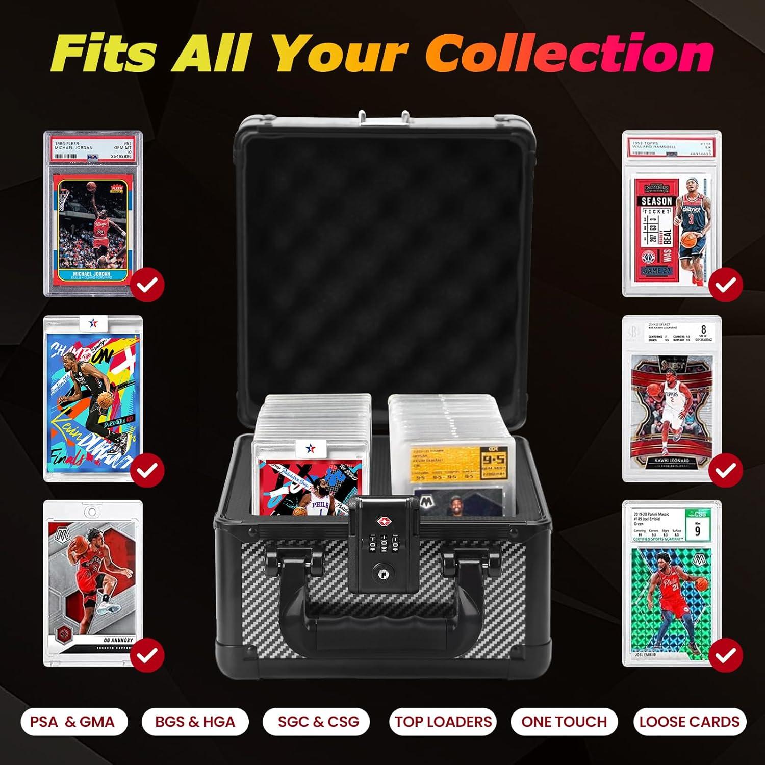 Caja de Almacenamiento de Cartas ZINHO Negra, 80+ Cartas, TSA