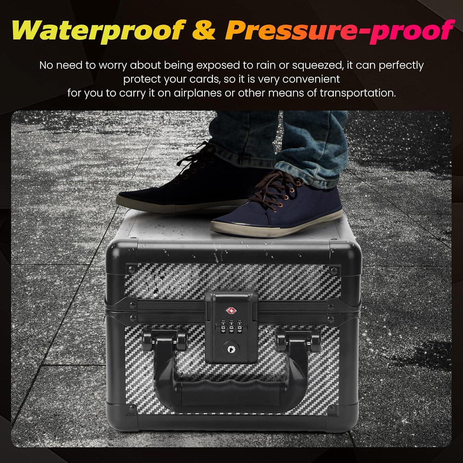 Caja de Almacenamiento de Cartas ZINHO Negra, 80+ Cartas, TSA