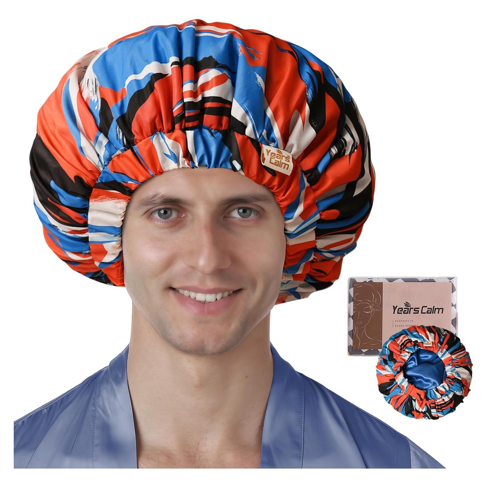 Gorro de Ducha Impermeable Años Calm para Hombres XL