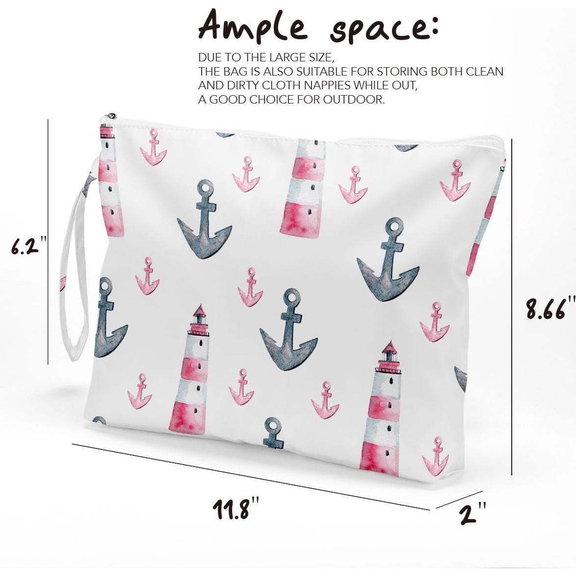 Bolsa de Maquillaje Impermeable Fokongna 30x22cm - Multiusos