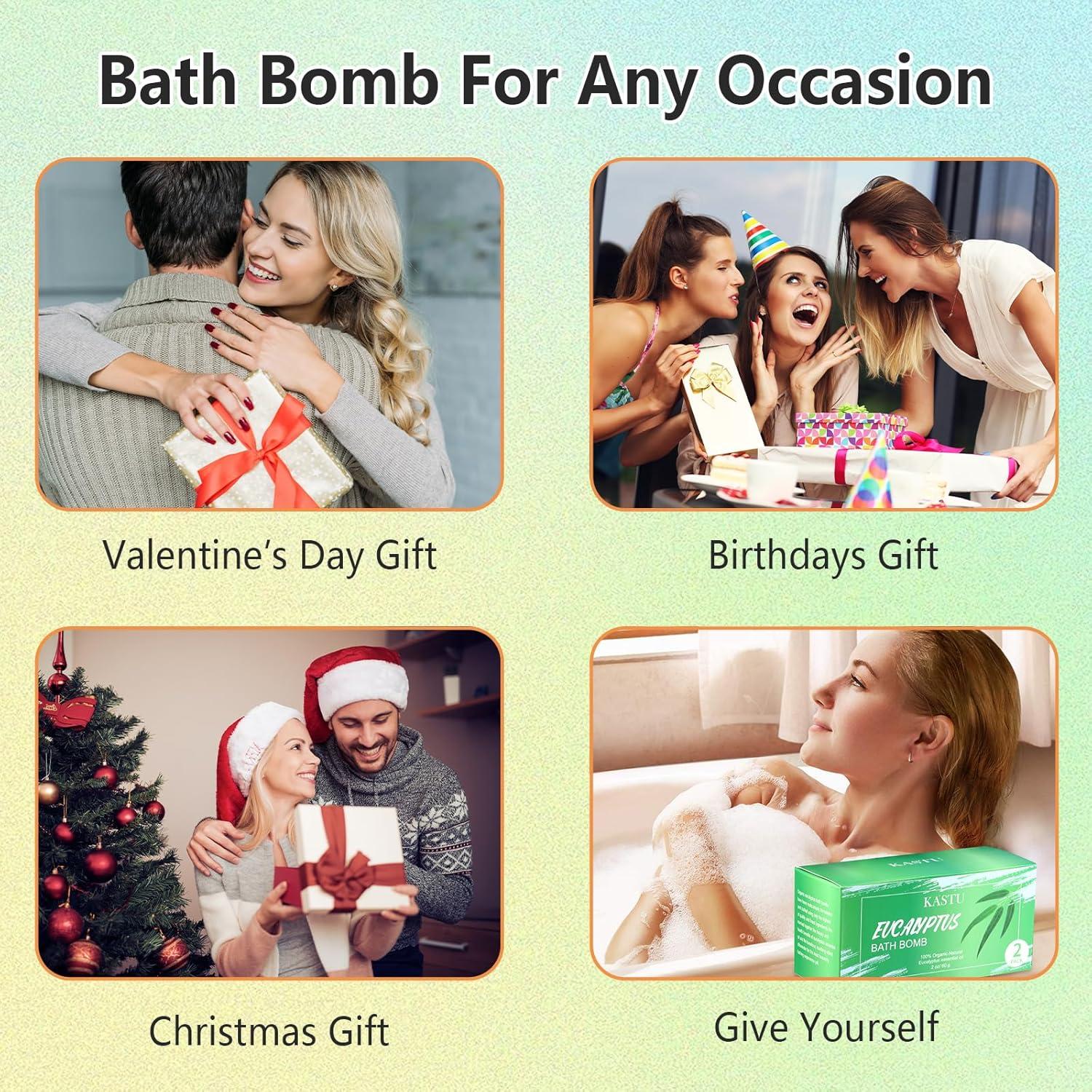 Bolas de Baño KASTU Eucalipto 2 x 100g Hidratantes