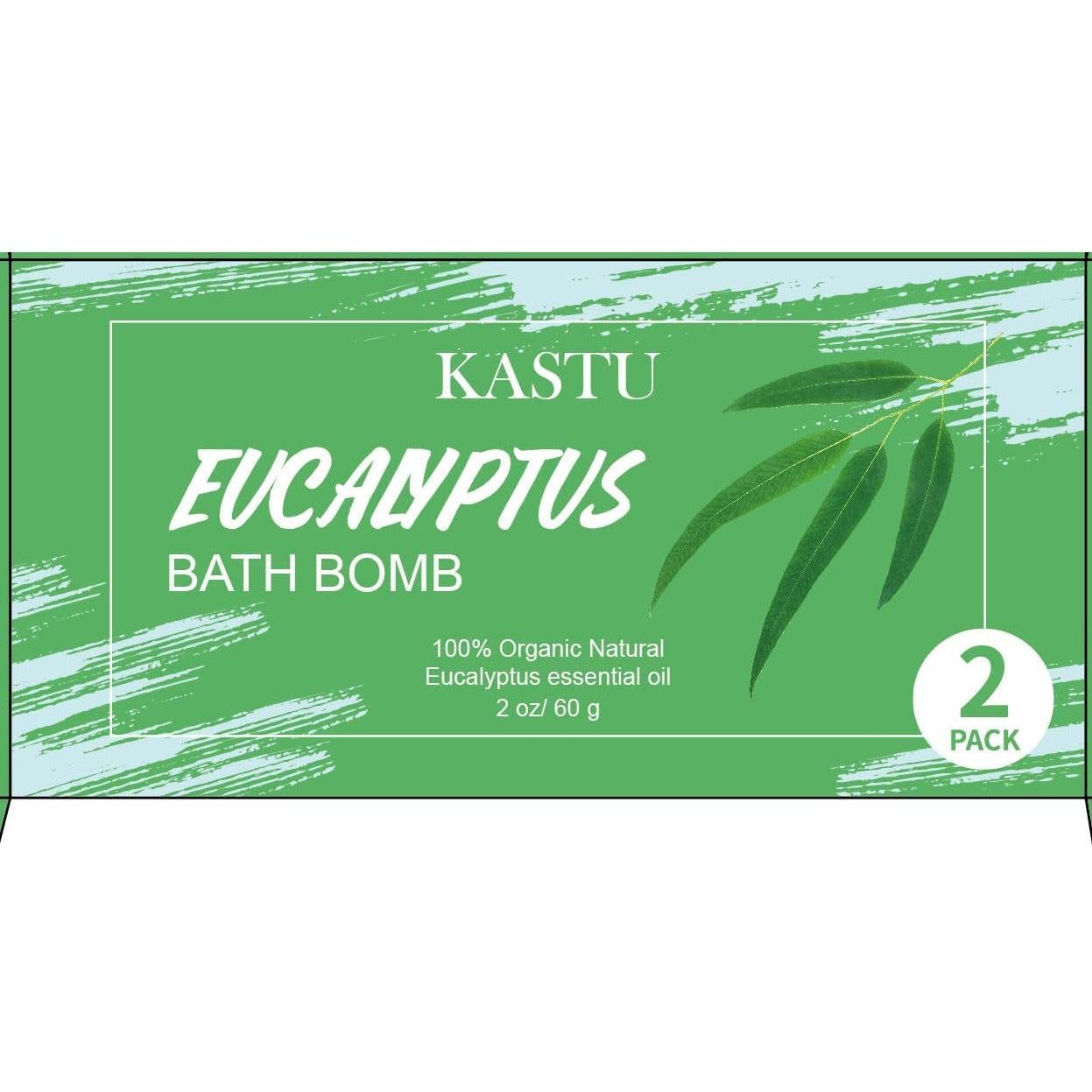 Bolas de Baño KASTU Eucalipto 2 x 100g Hidratantes