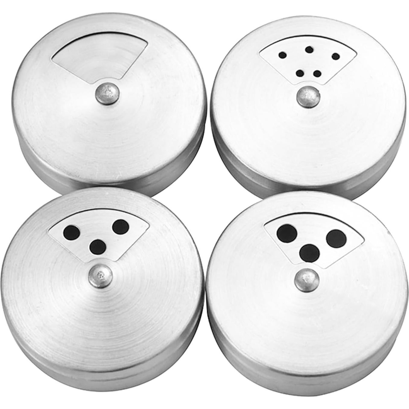 Juego de 4 Saleros y Pimenteros de Vidrio SCWBOEII 85g