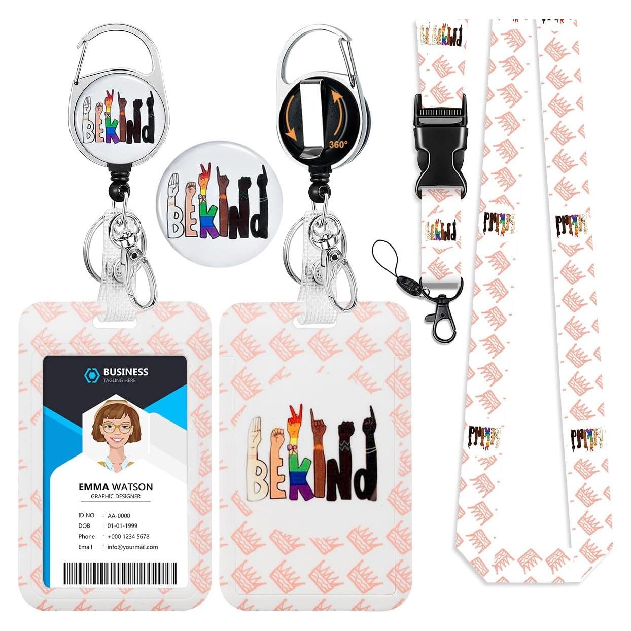 Lanyard con Soporte para Identificación HASFINE Sé Amable