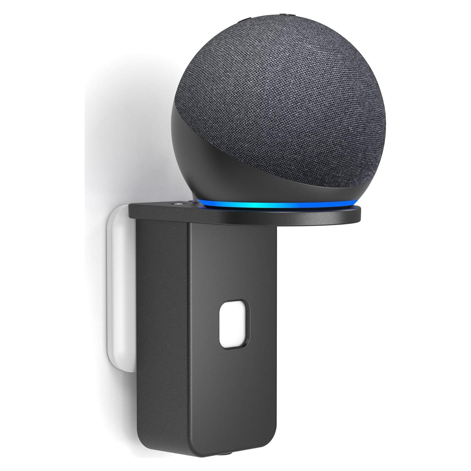 Soporte de Pared PlusAcc para Dot 5ta Gen y Nest Mini - Negro