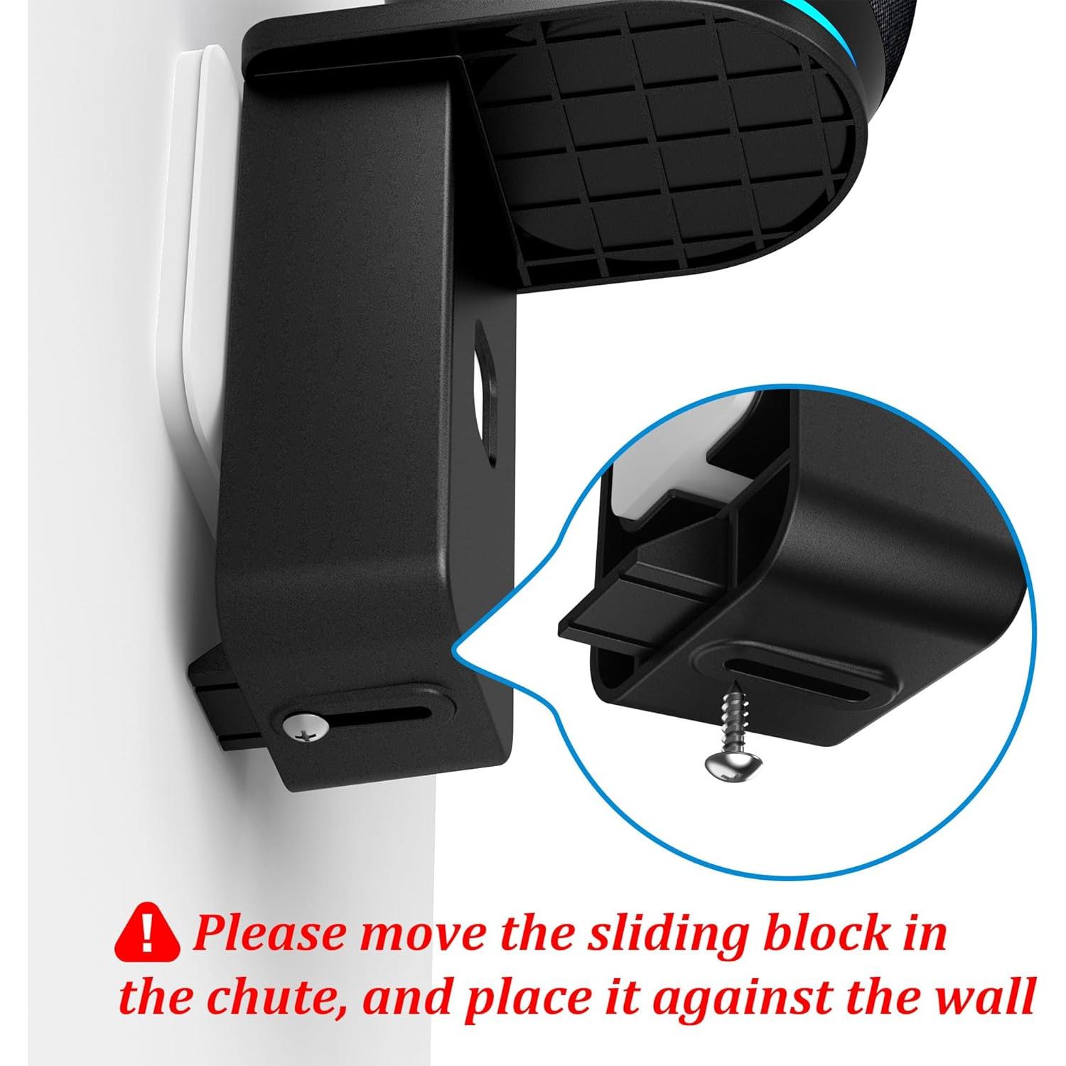 Soporte de Pared PlusAcc para Dot 5ta Gen y Nest Mini - Negro