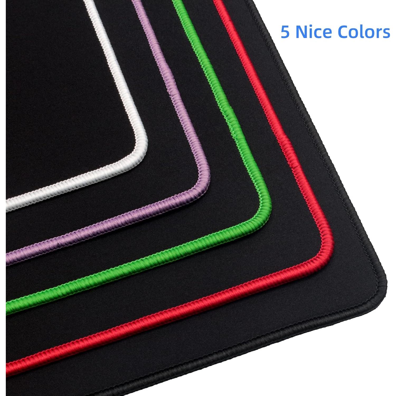 Alfombrilla de Ratón Wolaile Negra 45.72x35.56 cm Antideslizante