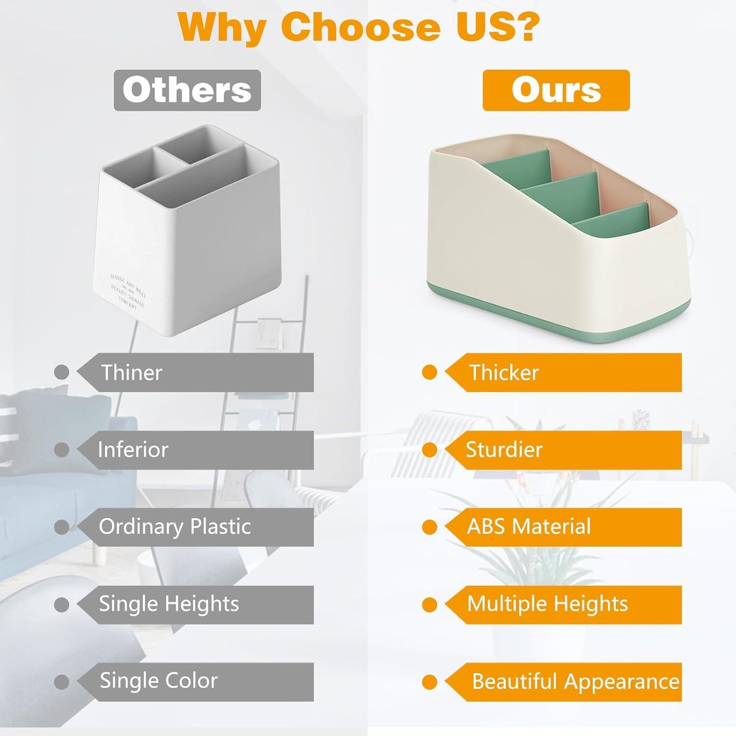 Organizador de Escritorio DESONAUT Verde con 4 Compartimentos