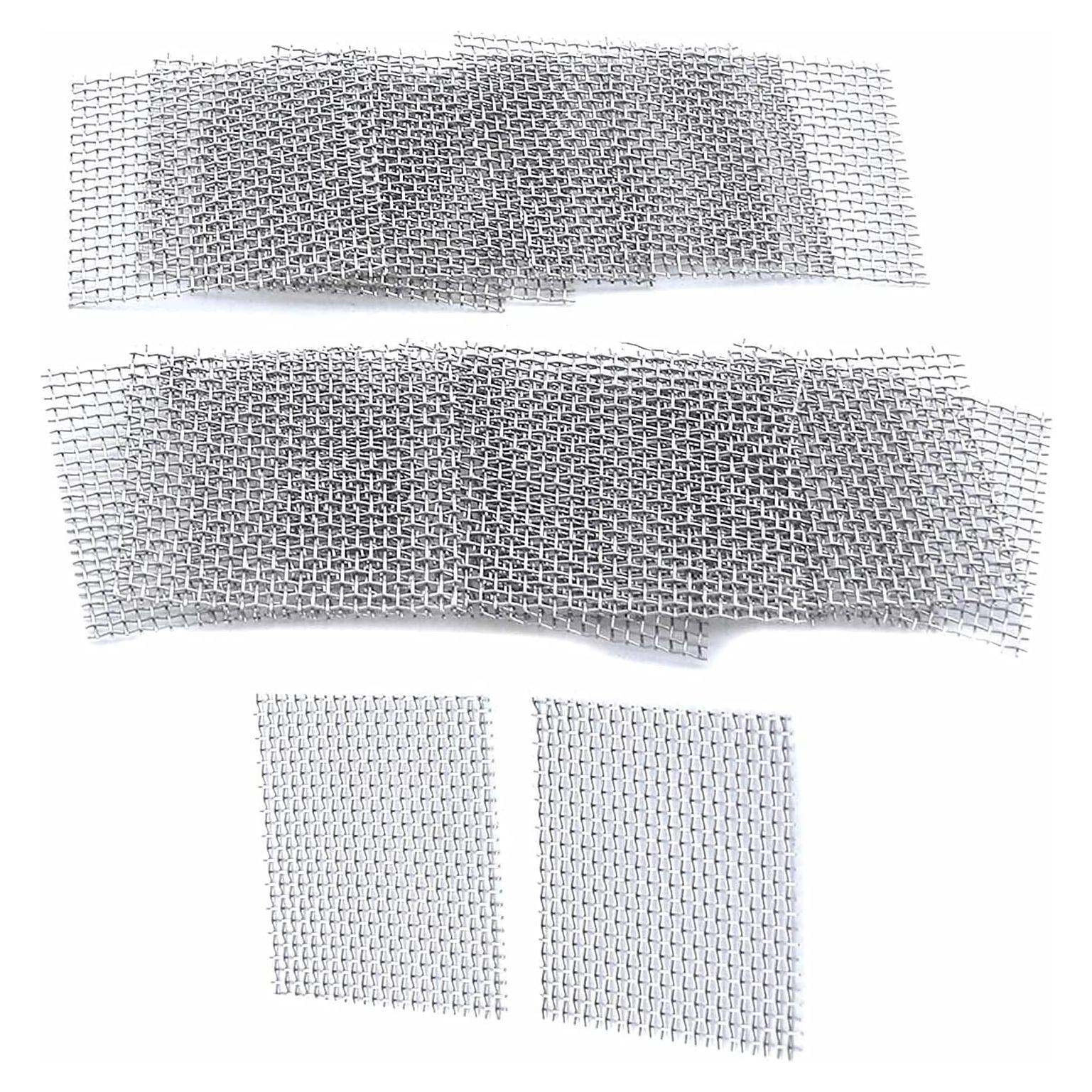 20 Almohadillas de Malla de Alambre Acero Inoxidable Woogim 5x5cm