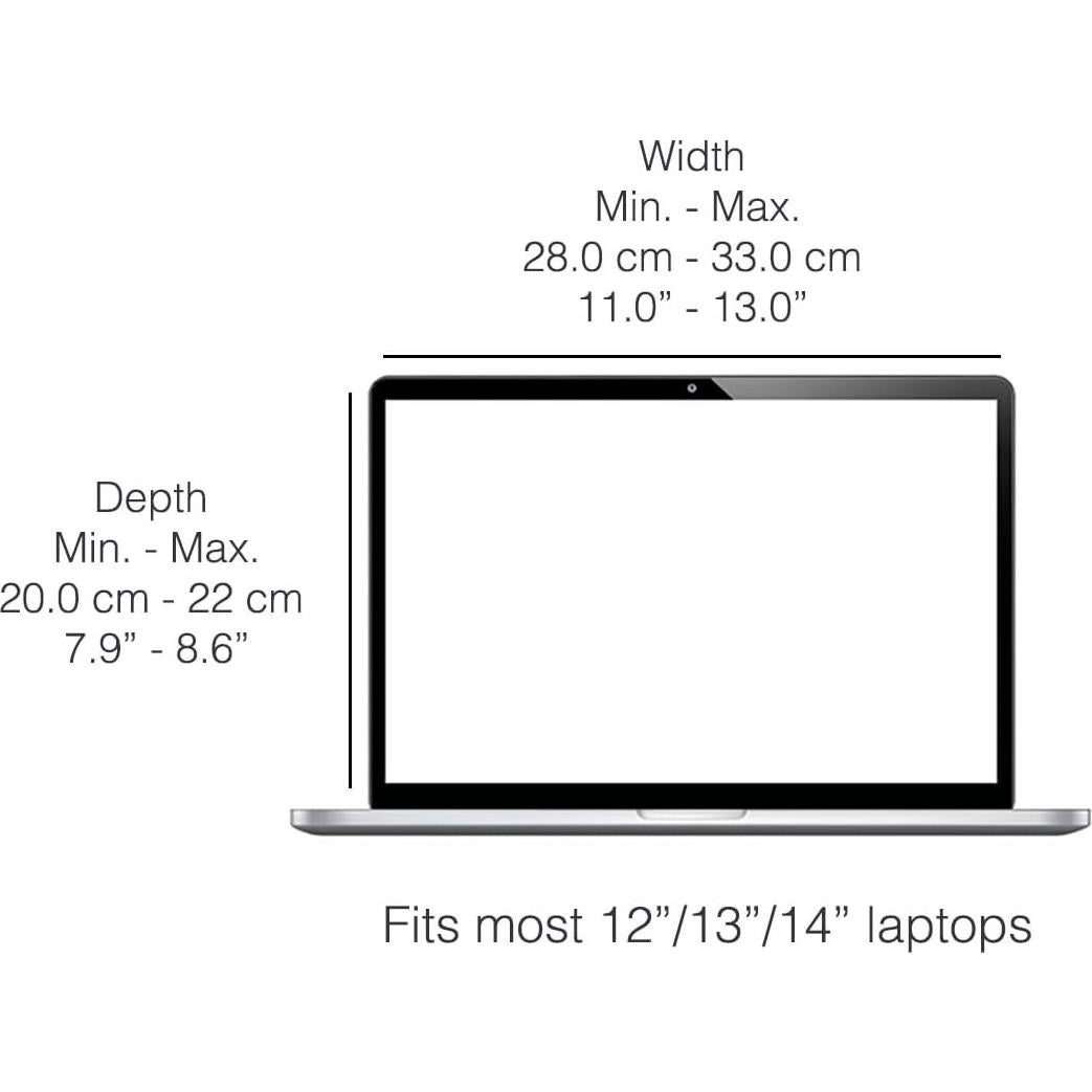 Capota de Sol 4-en-1 Philbert para Laptop 12-14" - Negro