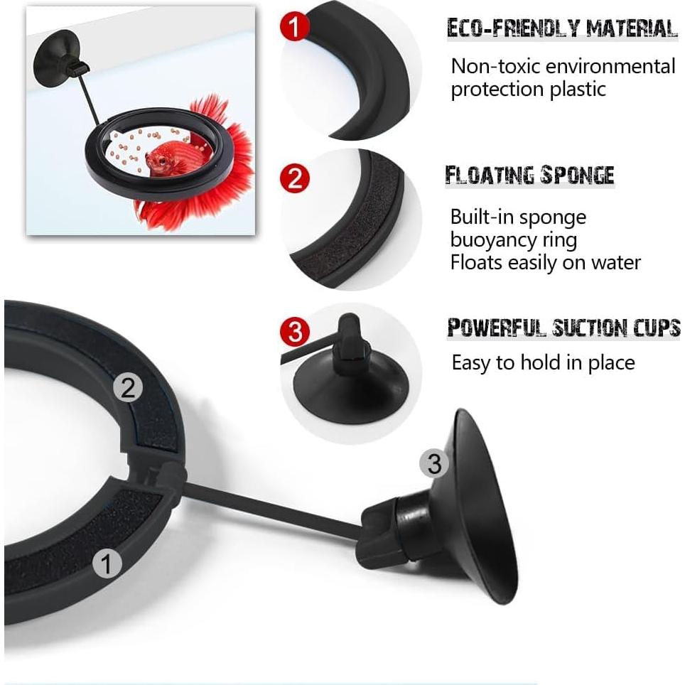 Anillo de Alimentación Flotante Dbeans para Peces - 1 Círculo