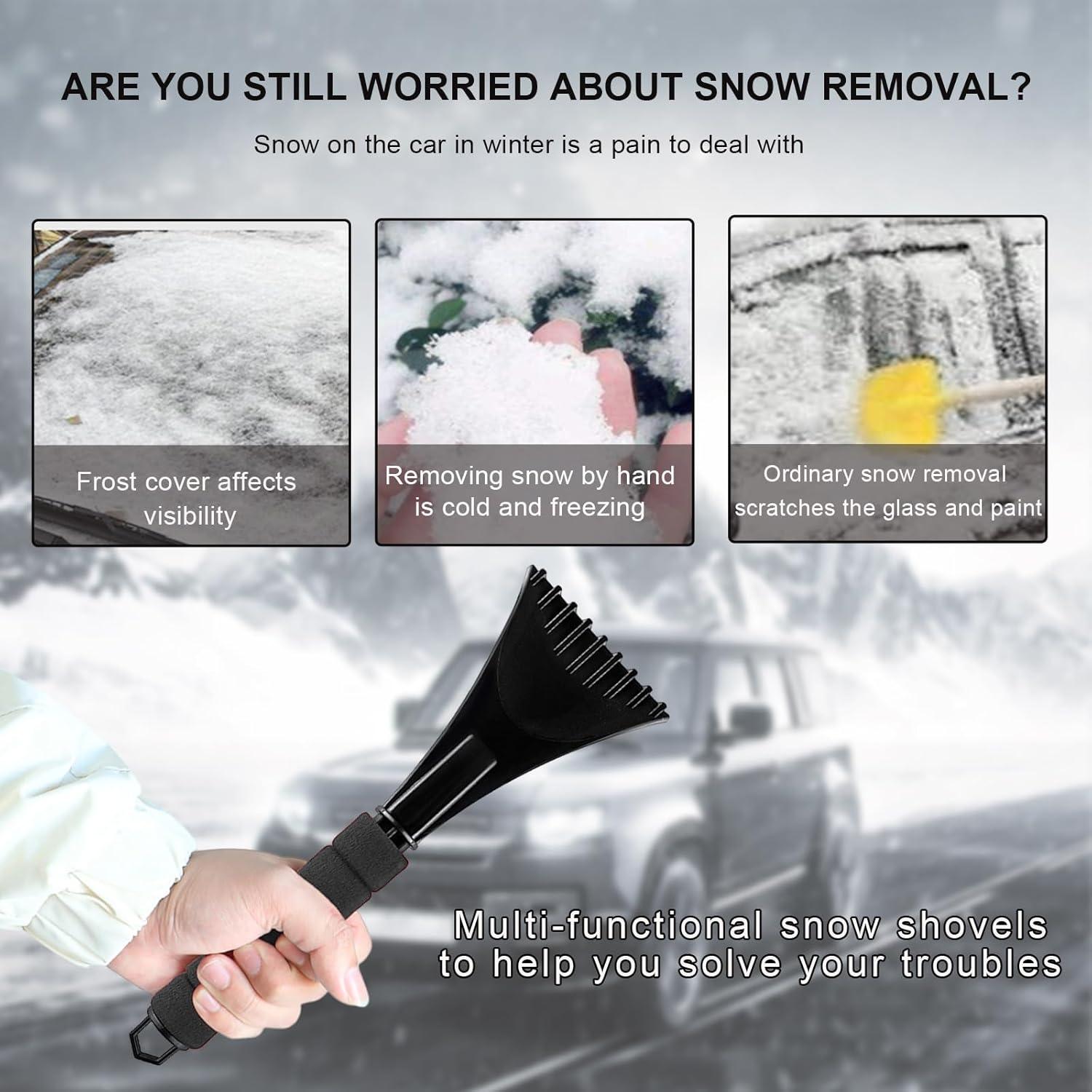 Raspador de Hielo para Parabrisas Ohleats 30.48 cm Antirayaduras