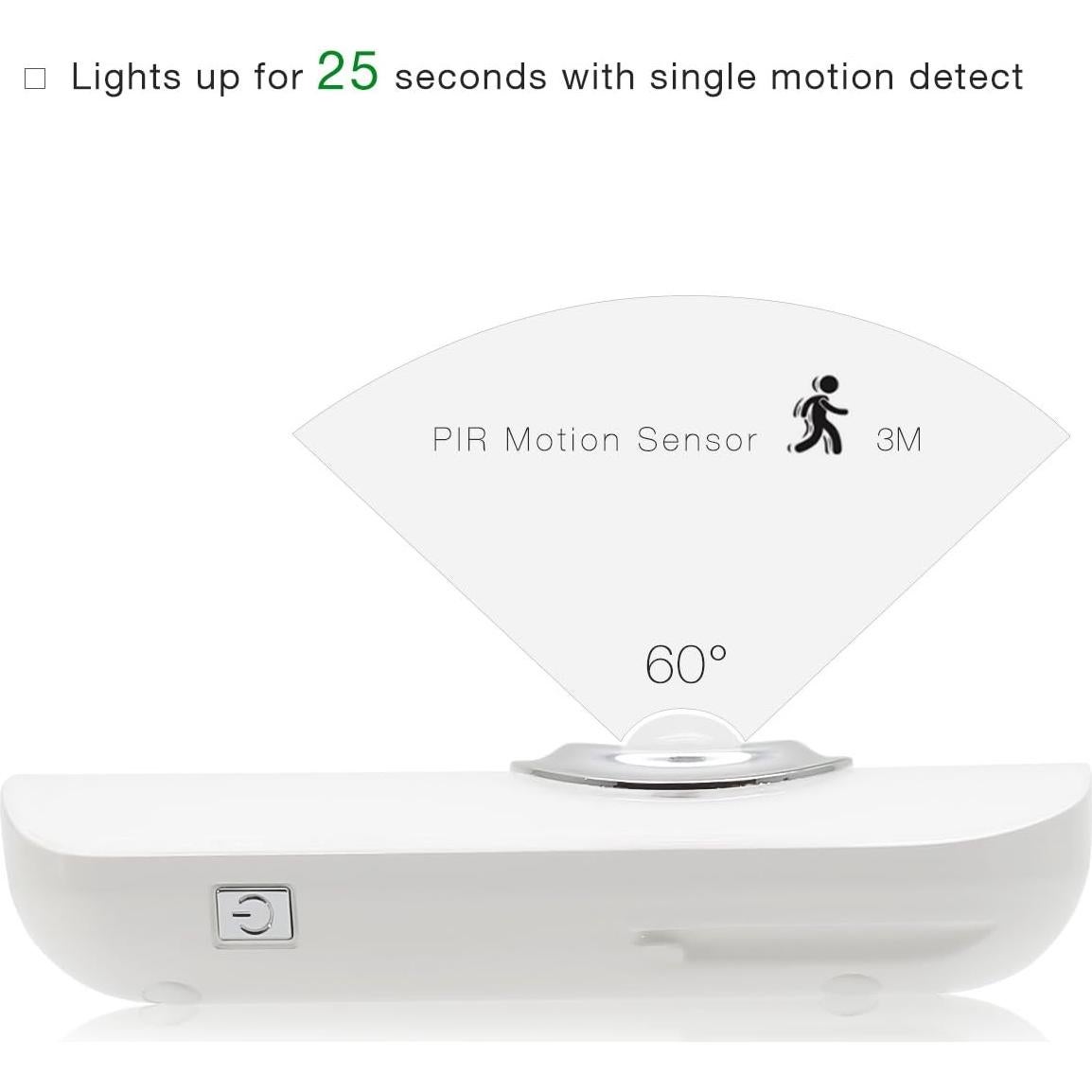 Luz Nocturna Sensky 3-en-1 con Sensor de Movimiento - Blanco Frío