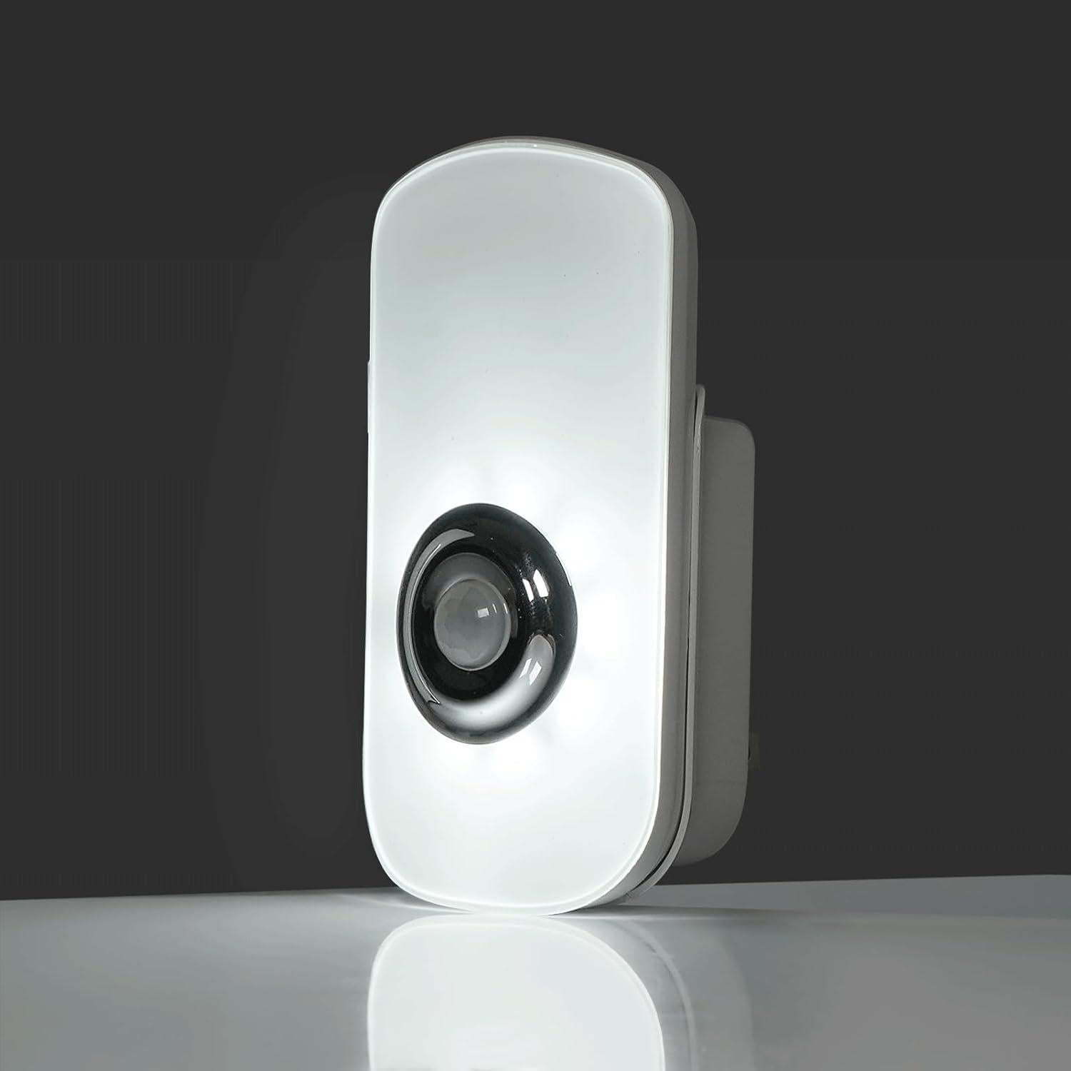 Luz Nocturna Sensky 3-en-1 con Sensor de Movimiento - Blanco Frío