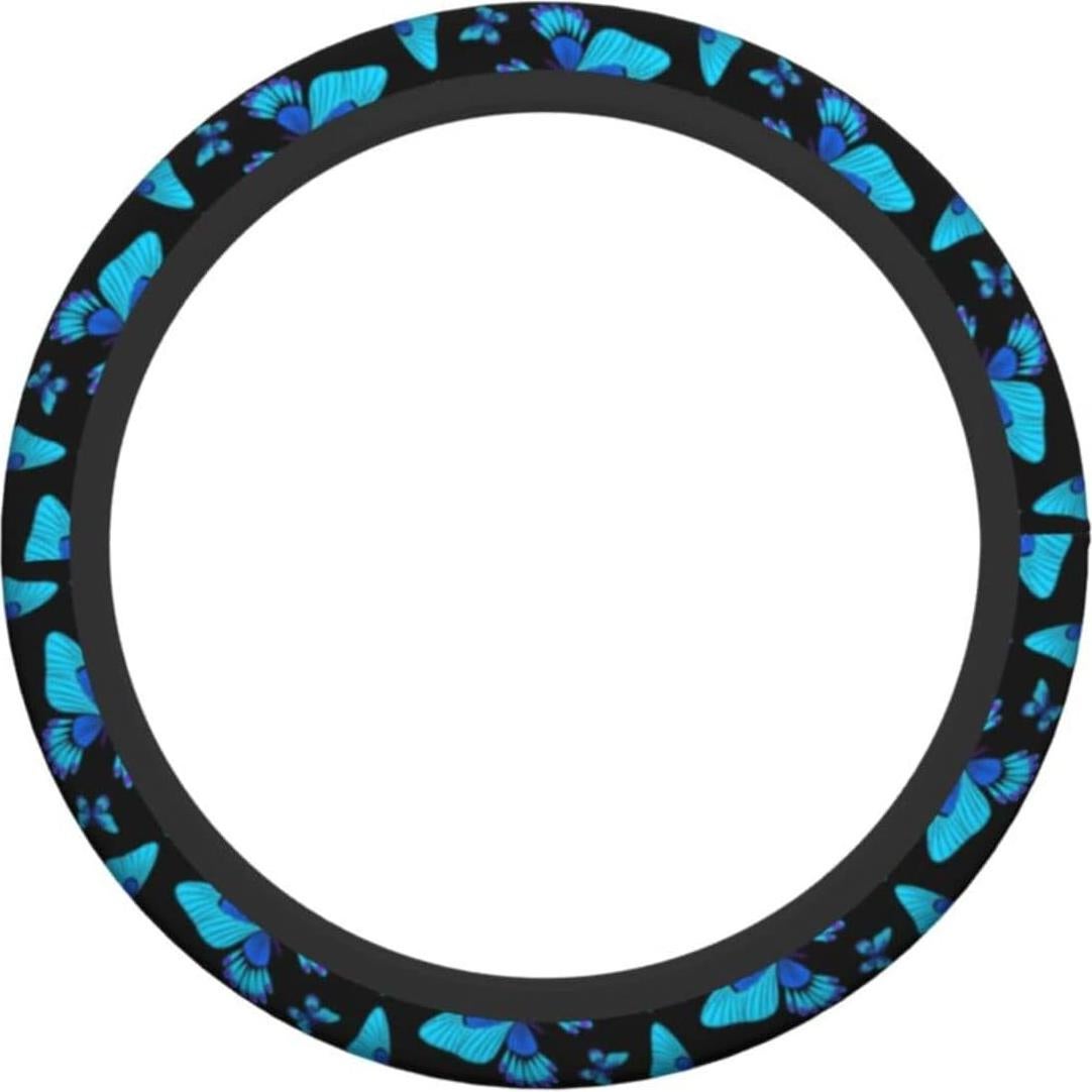 Cubierta de Volante Neopreno Antideslizante Sanghing 38.1 cm Azul