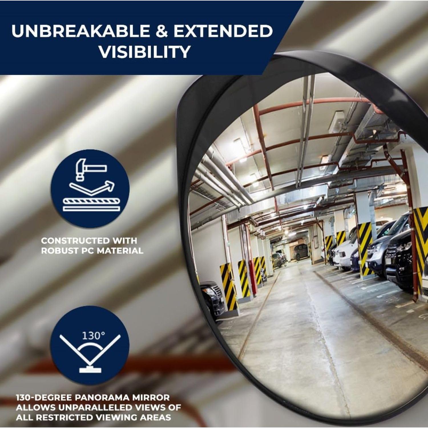 Espejo Convexo de Seguridad Kiloxa 30.48 cm Ajustable