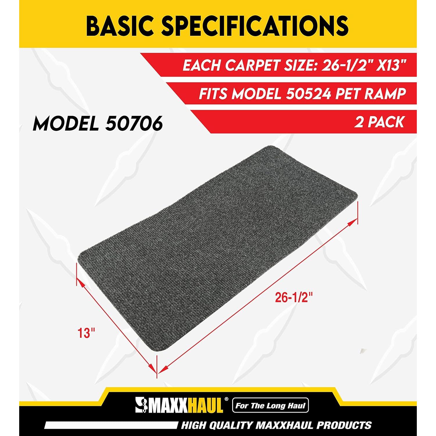 Alfombra Antideslizante MaxWorks 50706 para Rampas Mascotas Gris