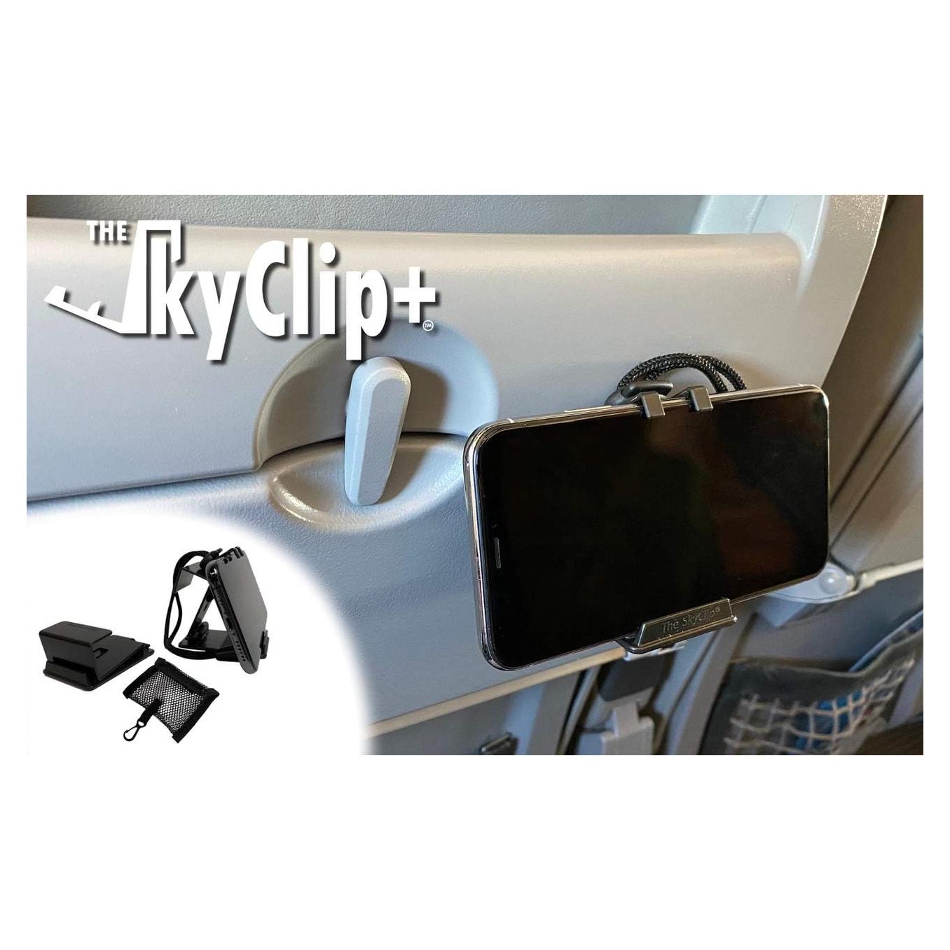 Soporte para Teléfono SkyClip+ Negro - Plegable y Antideslizante