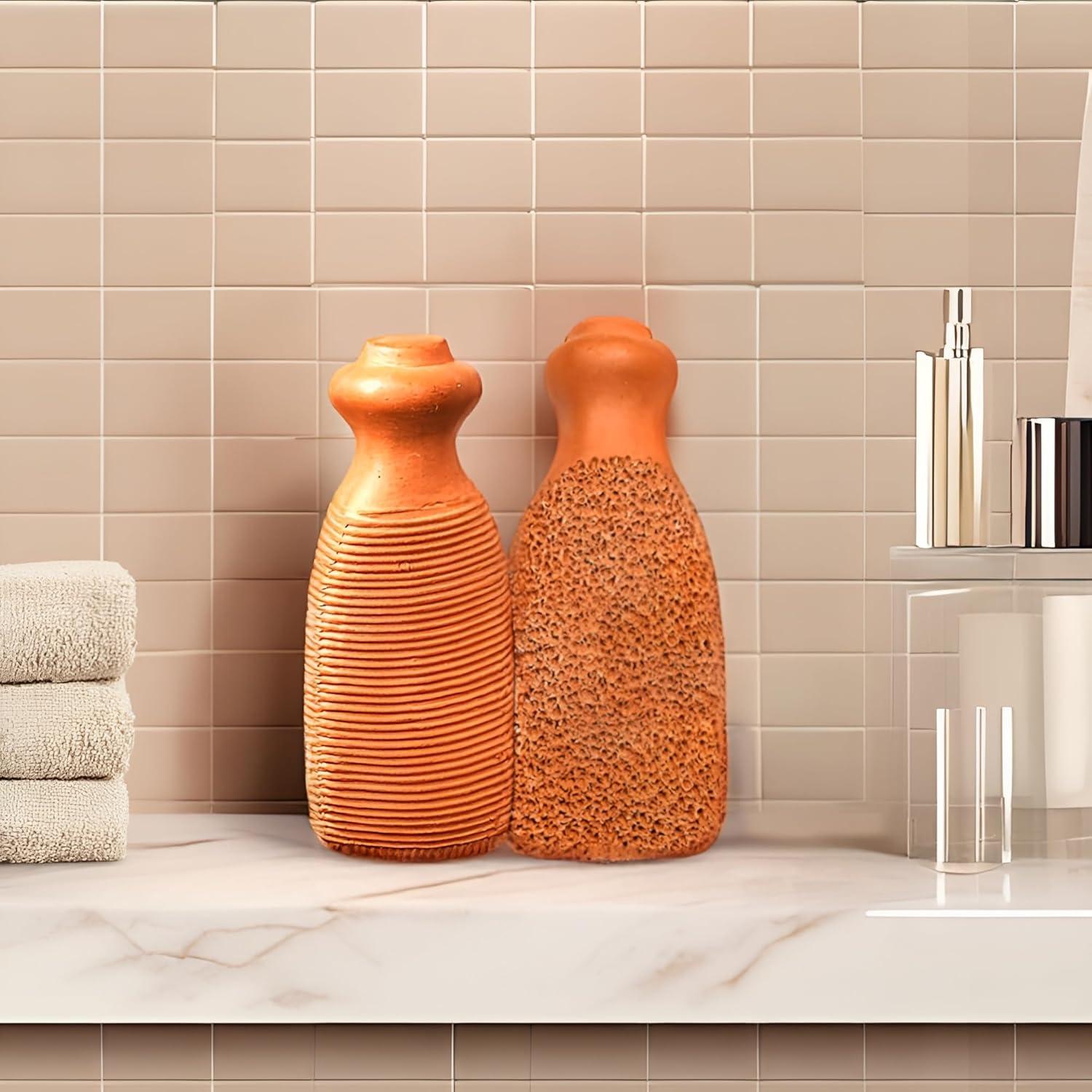 Piedra Pómez Exfoliante ECO TEXTILE para Pies y Manos