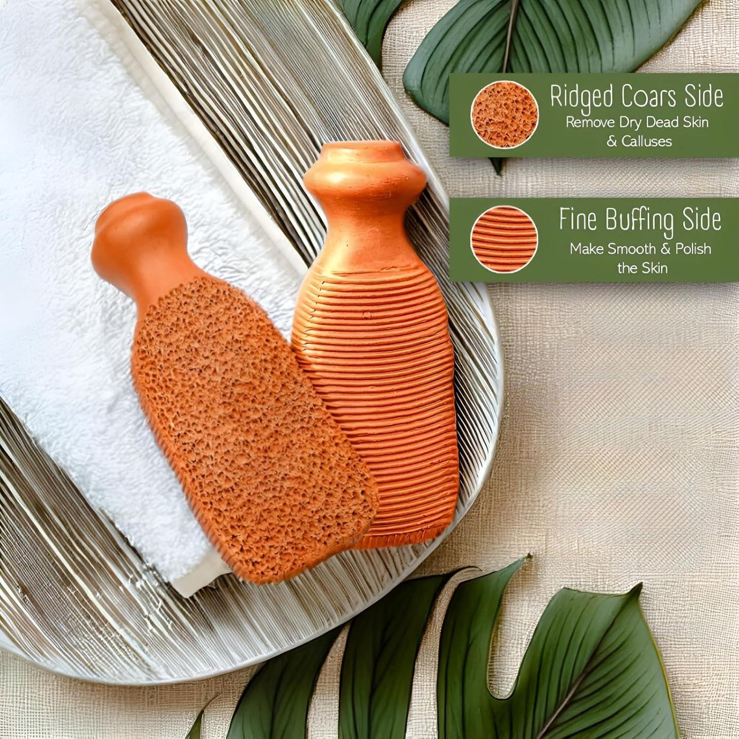 Piedra Pómez Exfoliante ECO TEXTILE para Pies y Manos