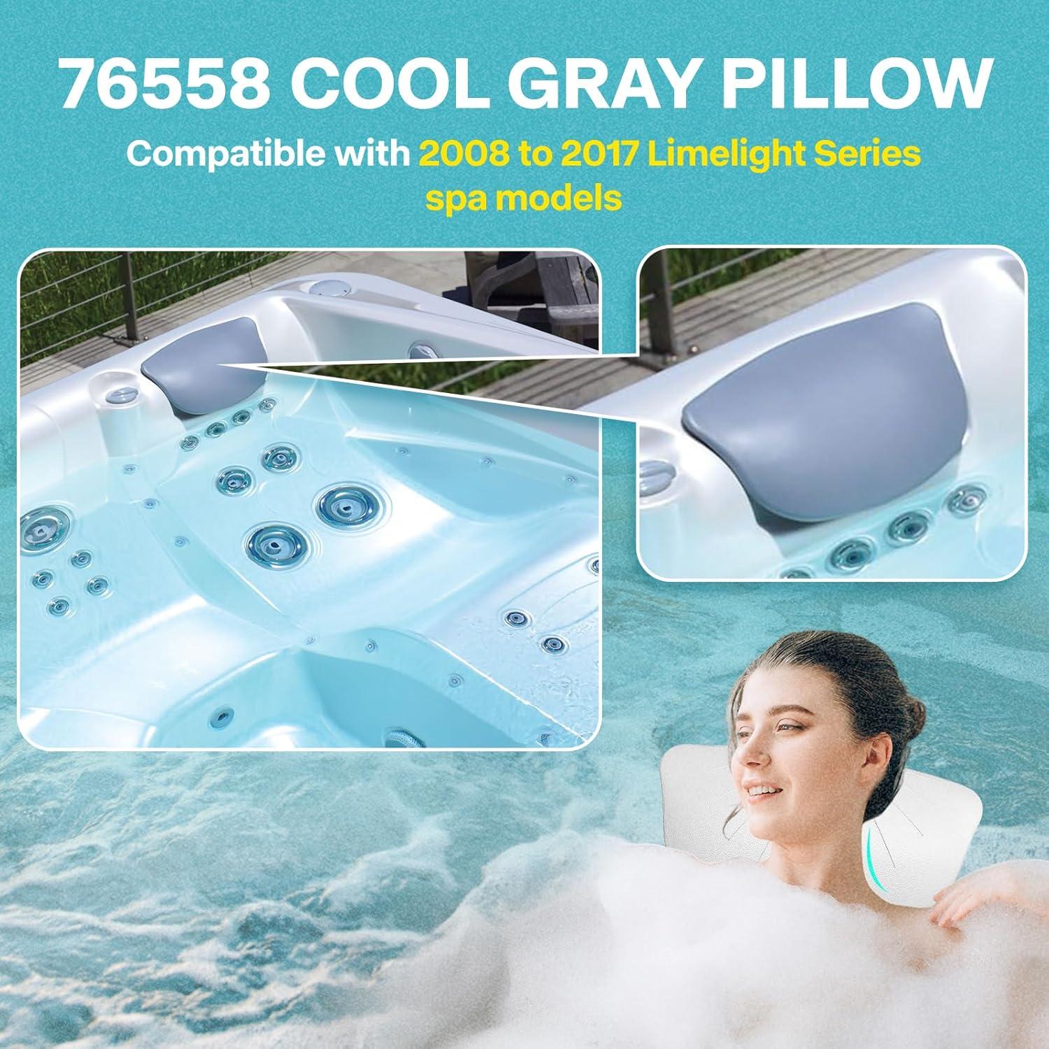 Almohada para el Cuello de Spa Sxmprail 76558 Gris 32.3x18.3cm
