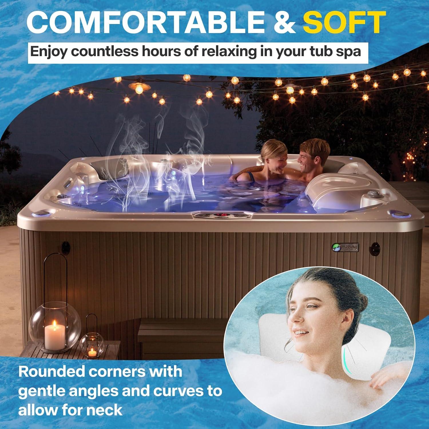 Almohada para el Cuello de Spa Sxmprail 76558 Gris 32.3x18.3cm